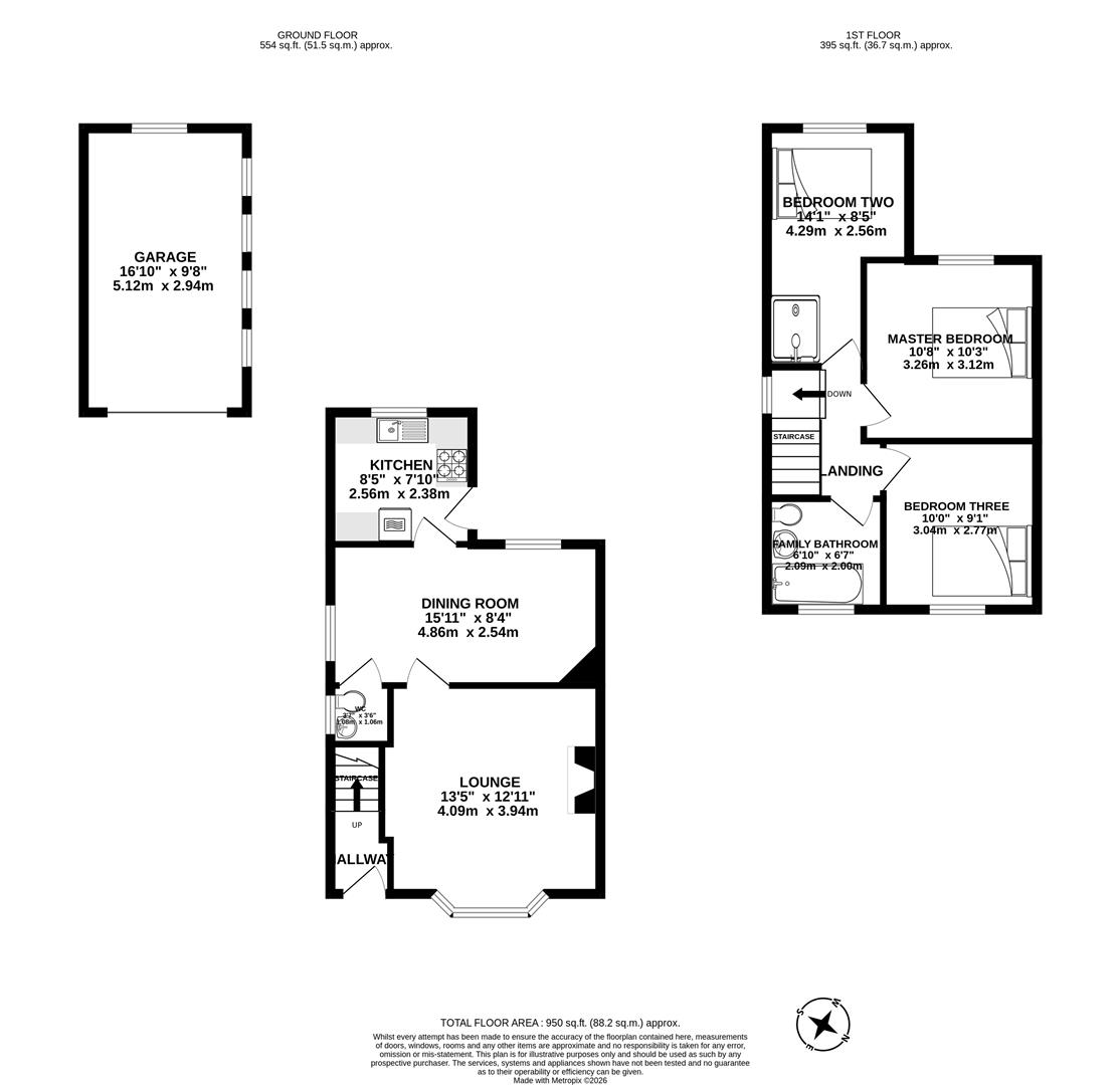 10, Carleton Road, Chorley floorplan