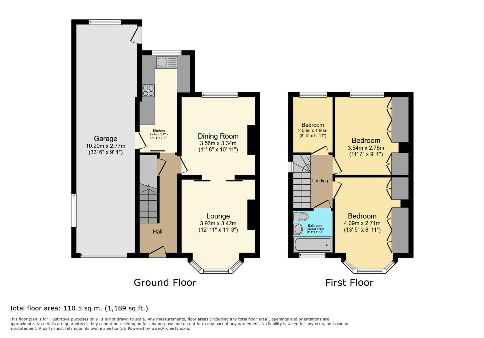 13, Charnock View Road, Sheffield floorplan