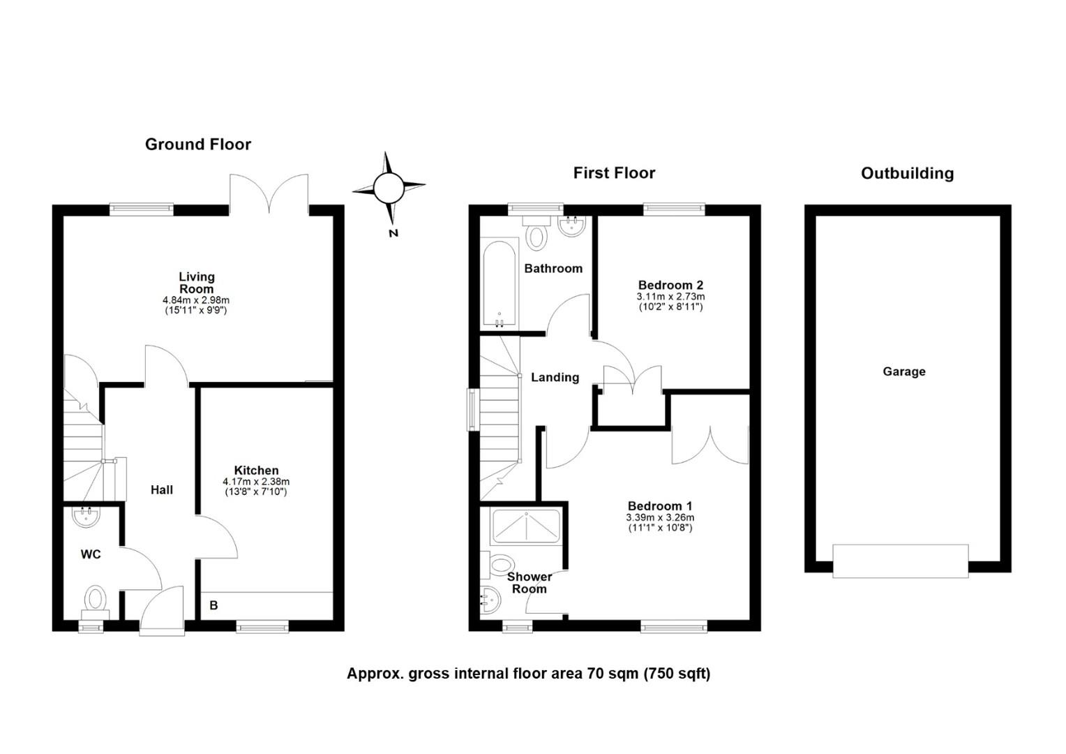35, Samworth Close, Balsham, Cambridge floorplan