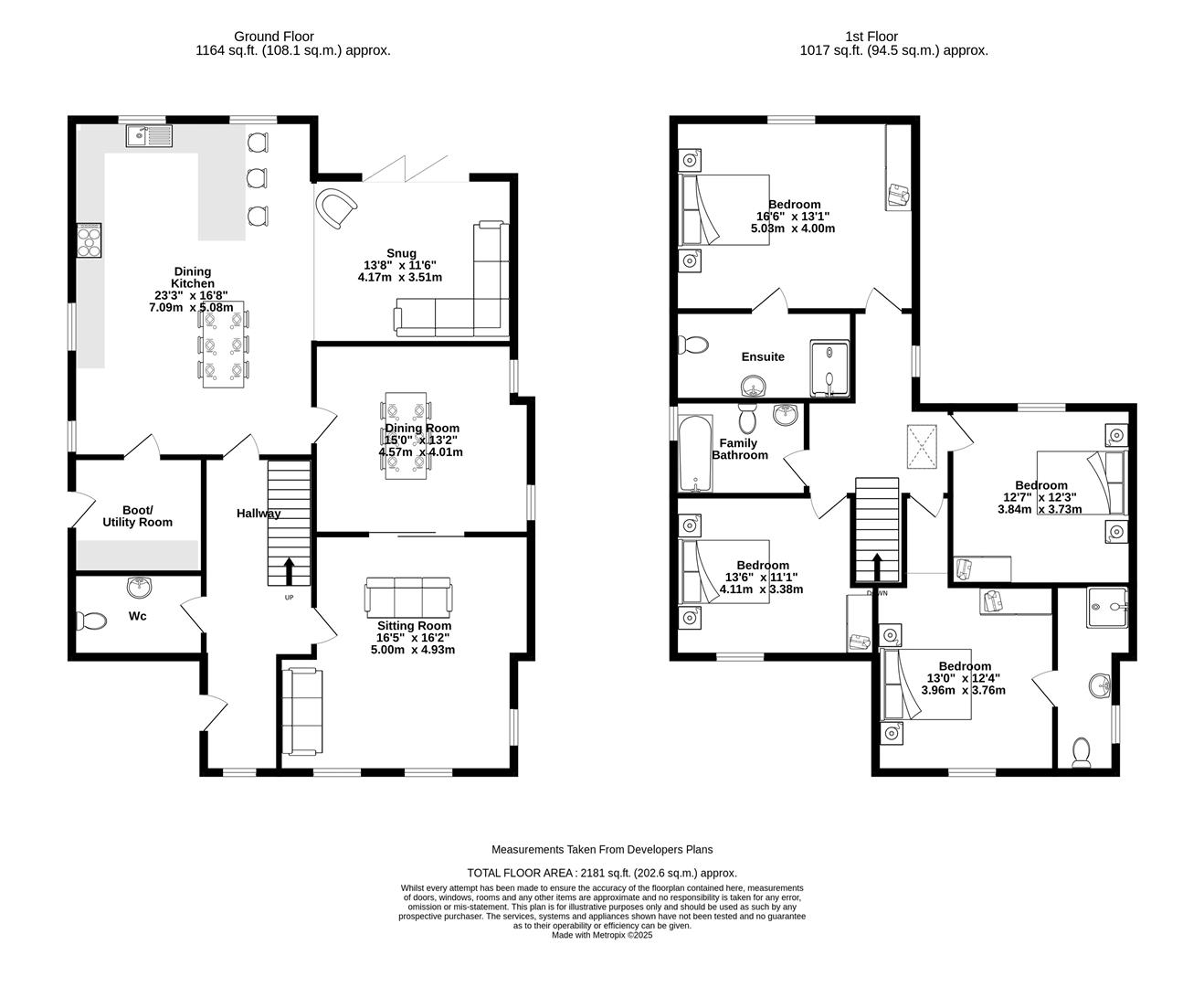 Harland House, Boroughbridge Road, Green Hammerton floorplan