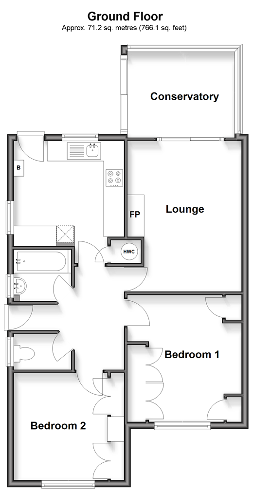 Claygate Road, Dorking floorplan