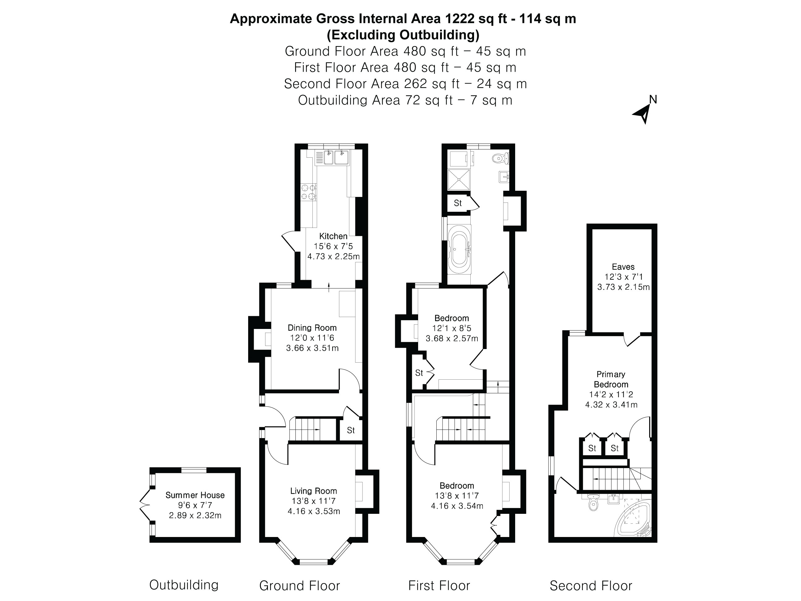 1, Kineton Road, Oxford floorplan