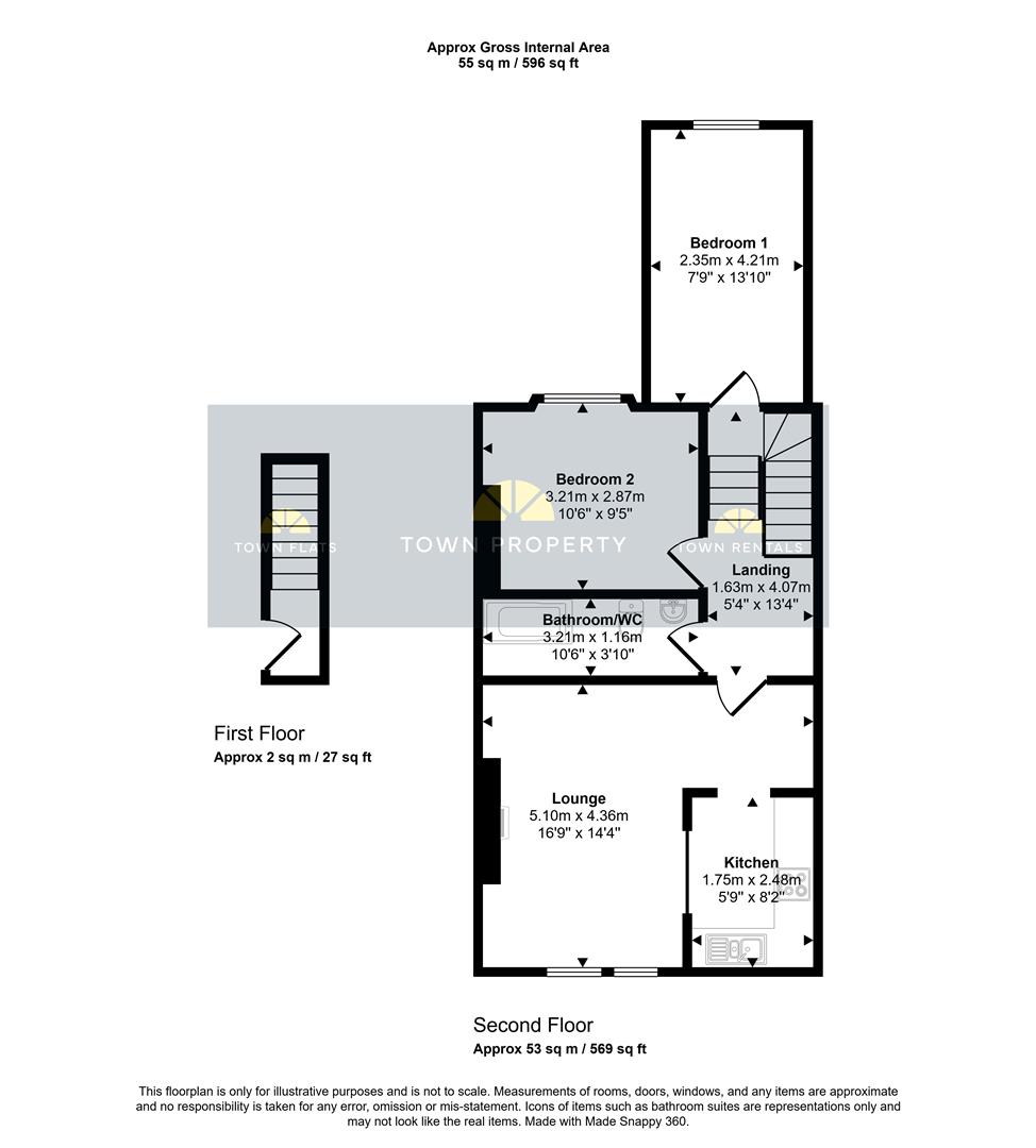 Flat 3, 39, Cavendish Place, Eastbourne floorplan