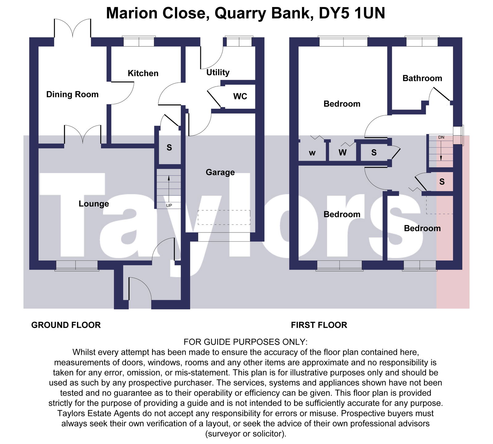 15, Marion Close, Brierley Hill floorplan