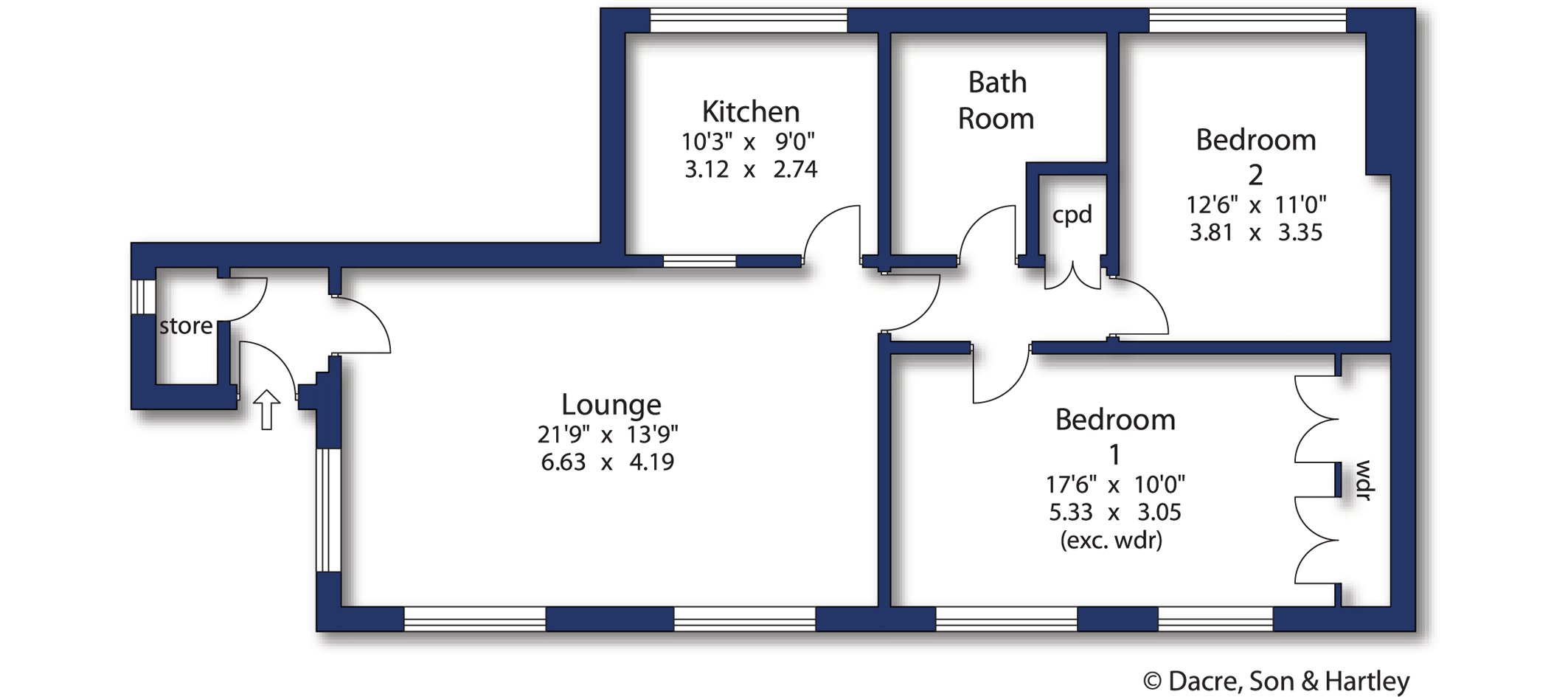 1, Yeoman View, Pateley Bridge floorplan
