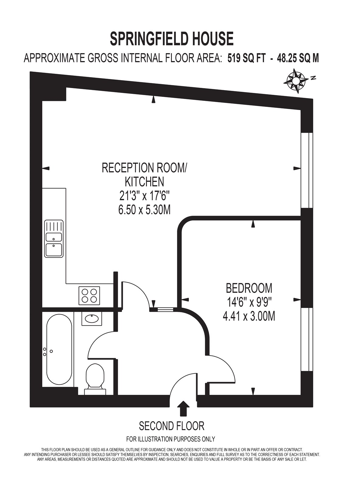 1 Bedrooms Flat to rent in Springfield House, 5 Tyssen Street, London E8