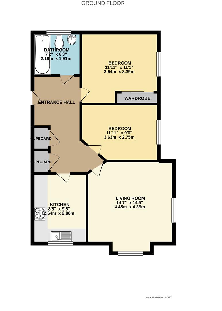 Flat 8, Alpine House, Welton Rise, St Leonards On Sea floorplan