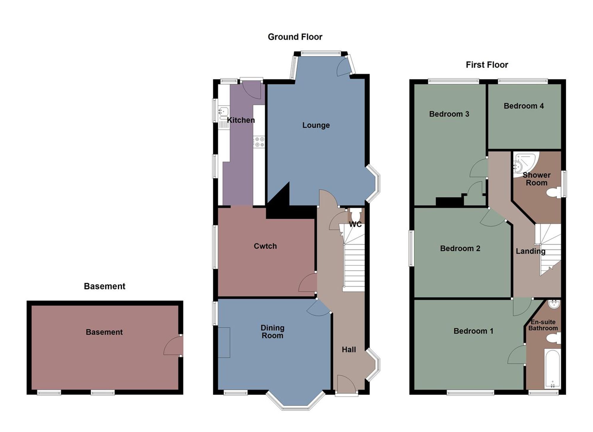 38, Glanmor Road, Swansea floorplan