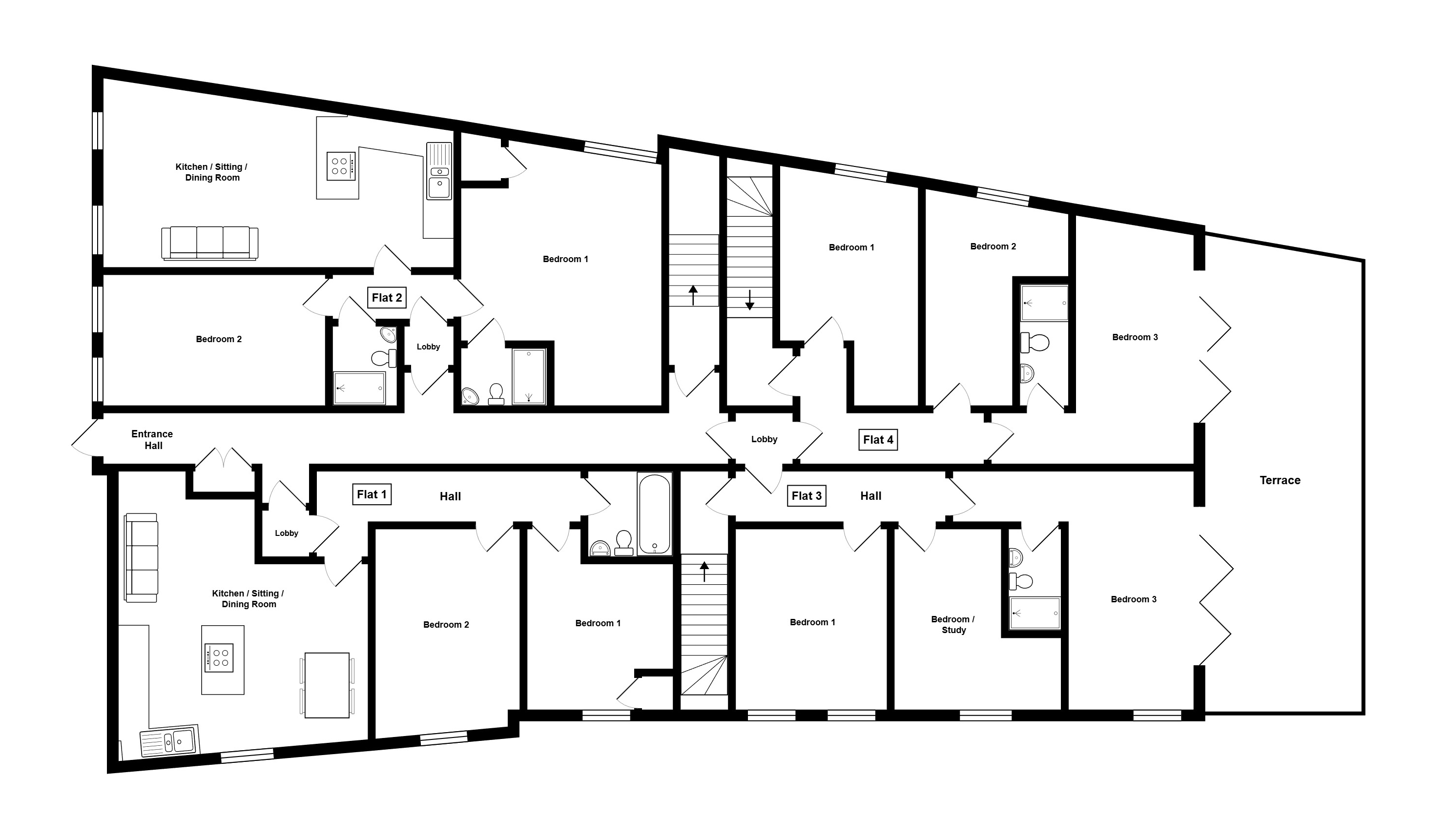 Apartment 4 Riverbank Vista, 34, Yarmouth Road, Norwich floorplan