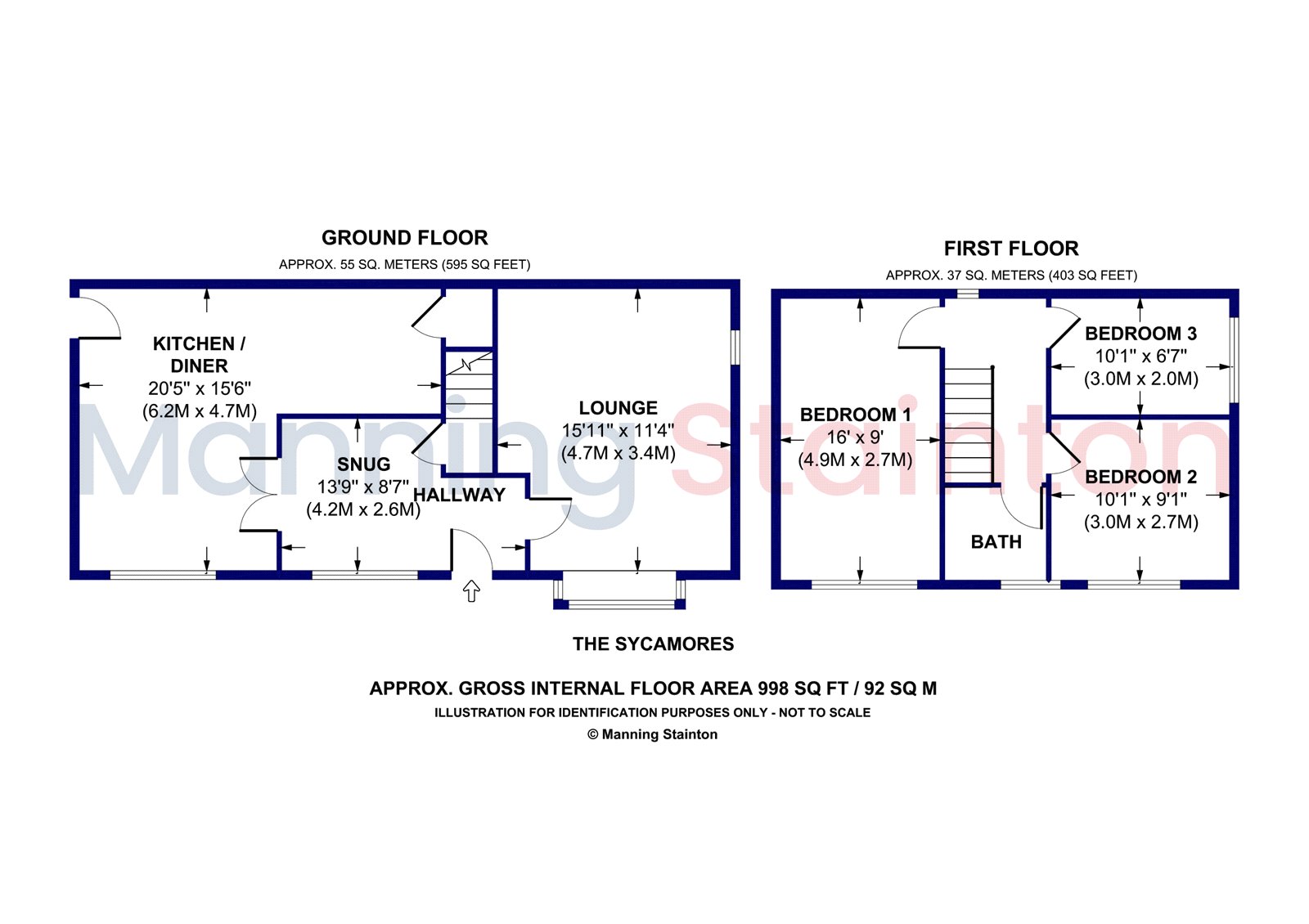 86, The Sycamores, Wakefield floorplan