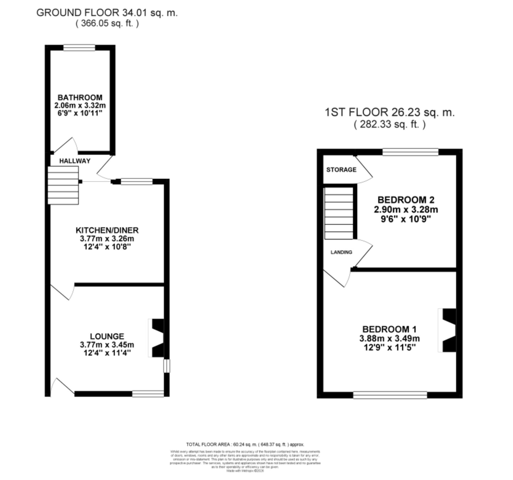 34 Charles Street, Stoke-On-Trent floorplan