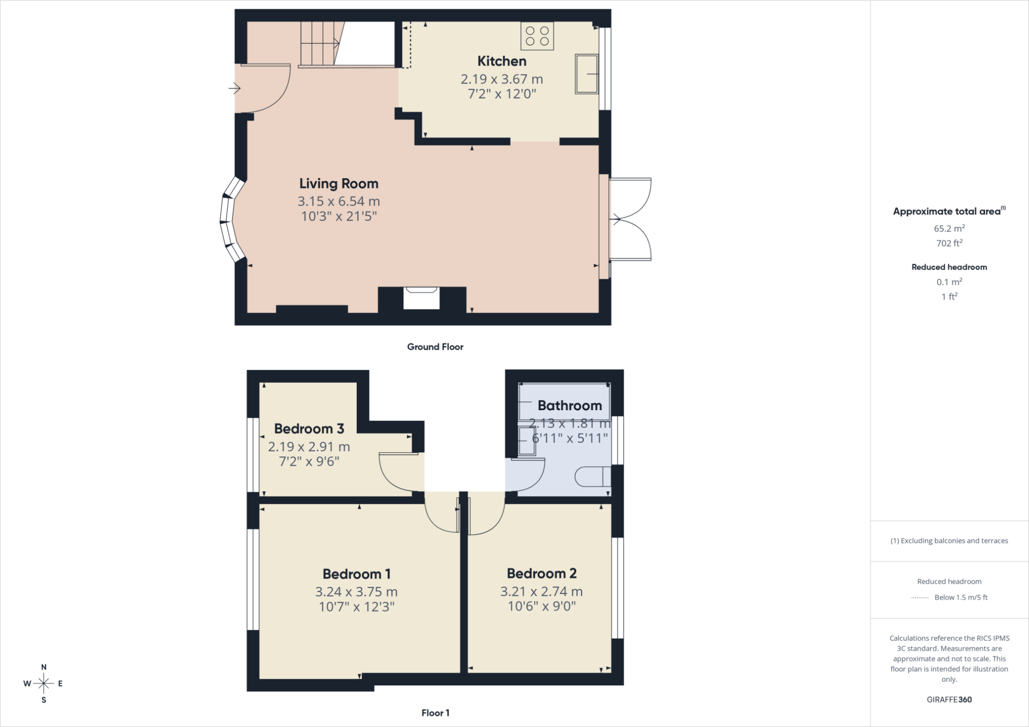 154, Vernon Road, Feltham floorplan