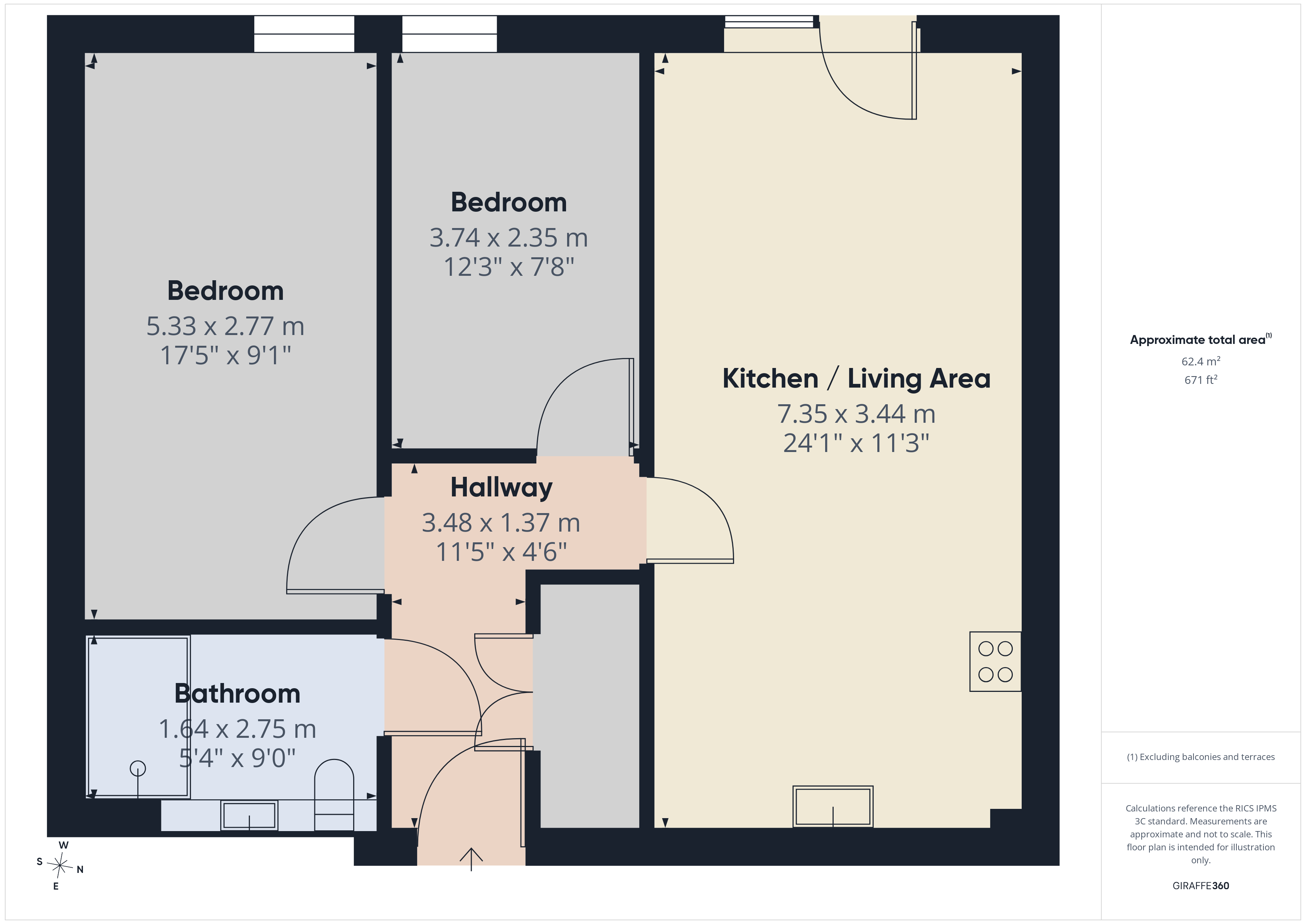 Flat 13, Atlas Place, Chatham floorplan
