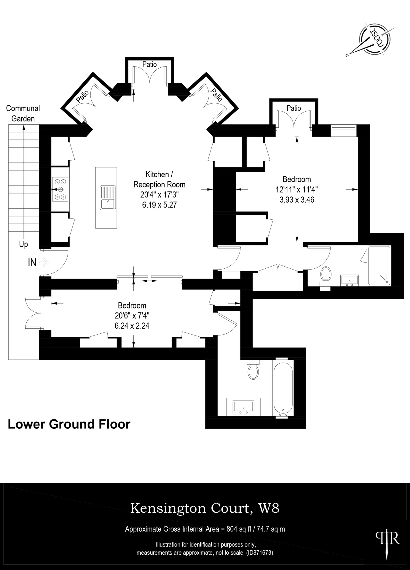 26E kensington Court, London floorplan