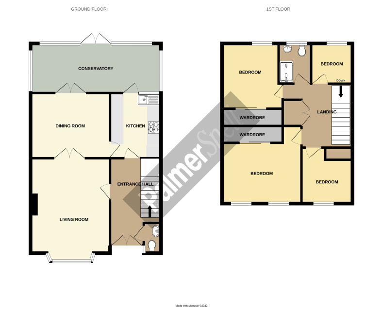 54, Palmerston Avenue, Dorset floorplan