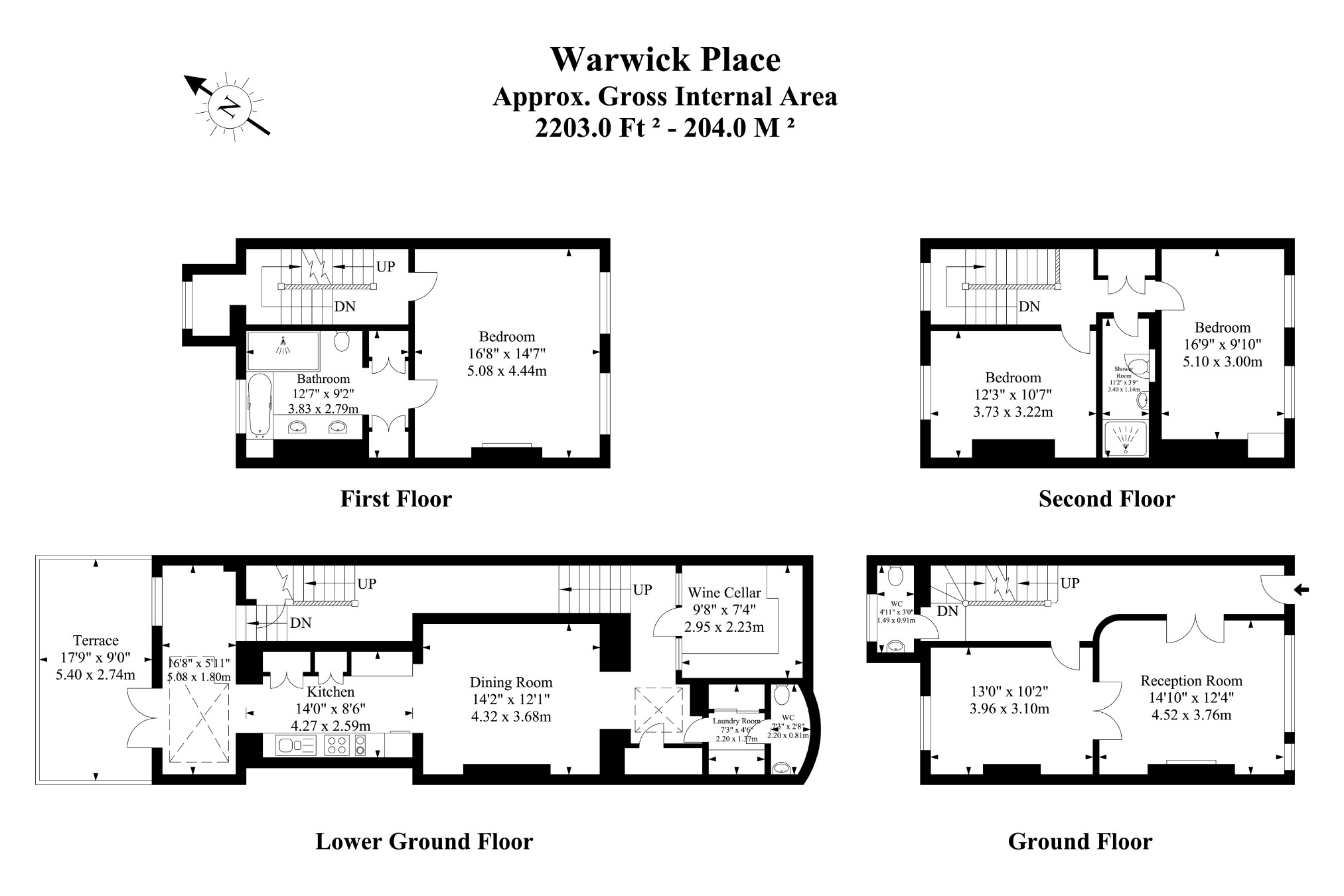 3 Bedrooms Terraced house to rent in Warwick Place, Little Venice W9