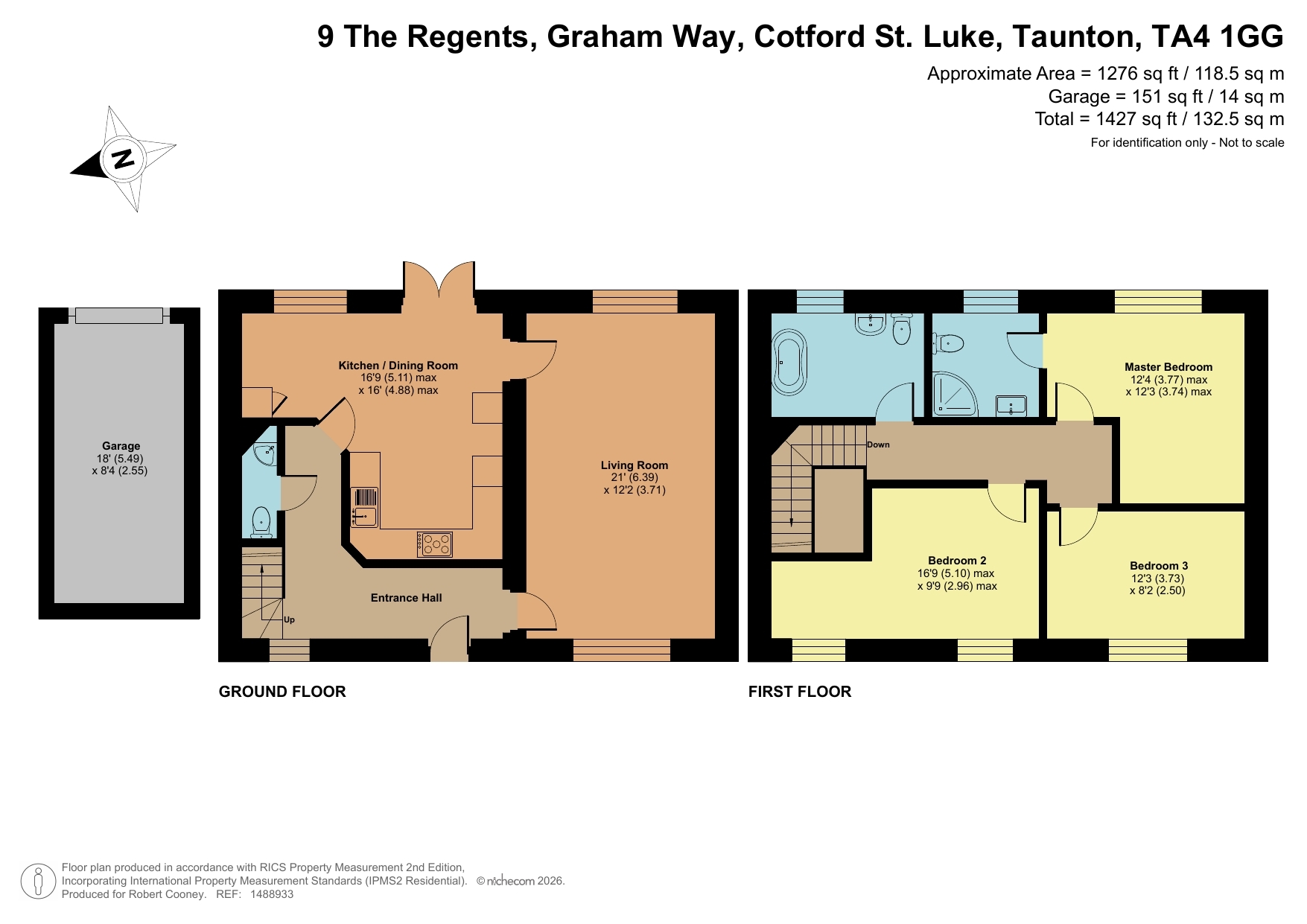 9 The Regents, Taunton floorplan