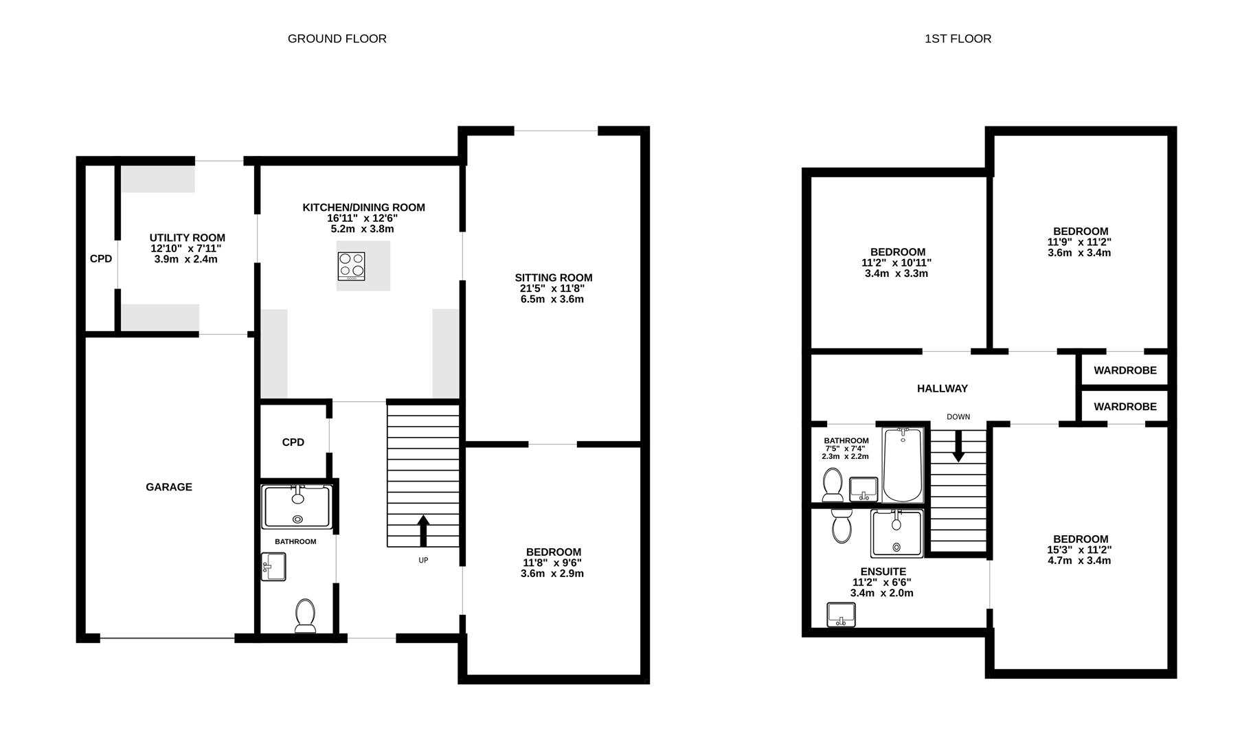 4, The Glebe, Beauly floorplan