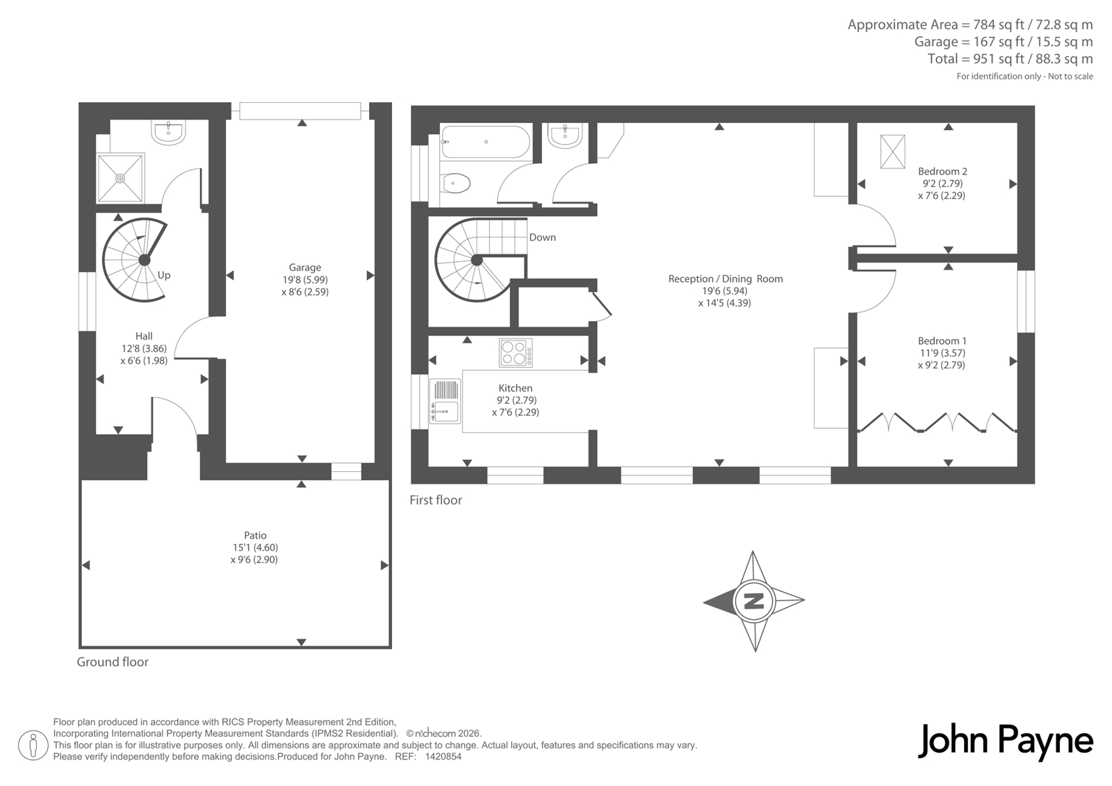 89, St. Josephs Vale, London floorplan