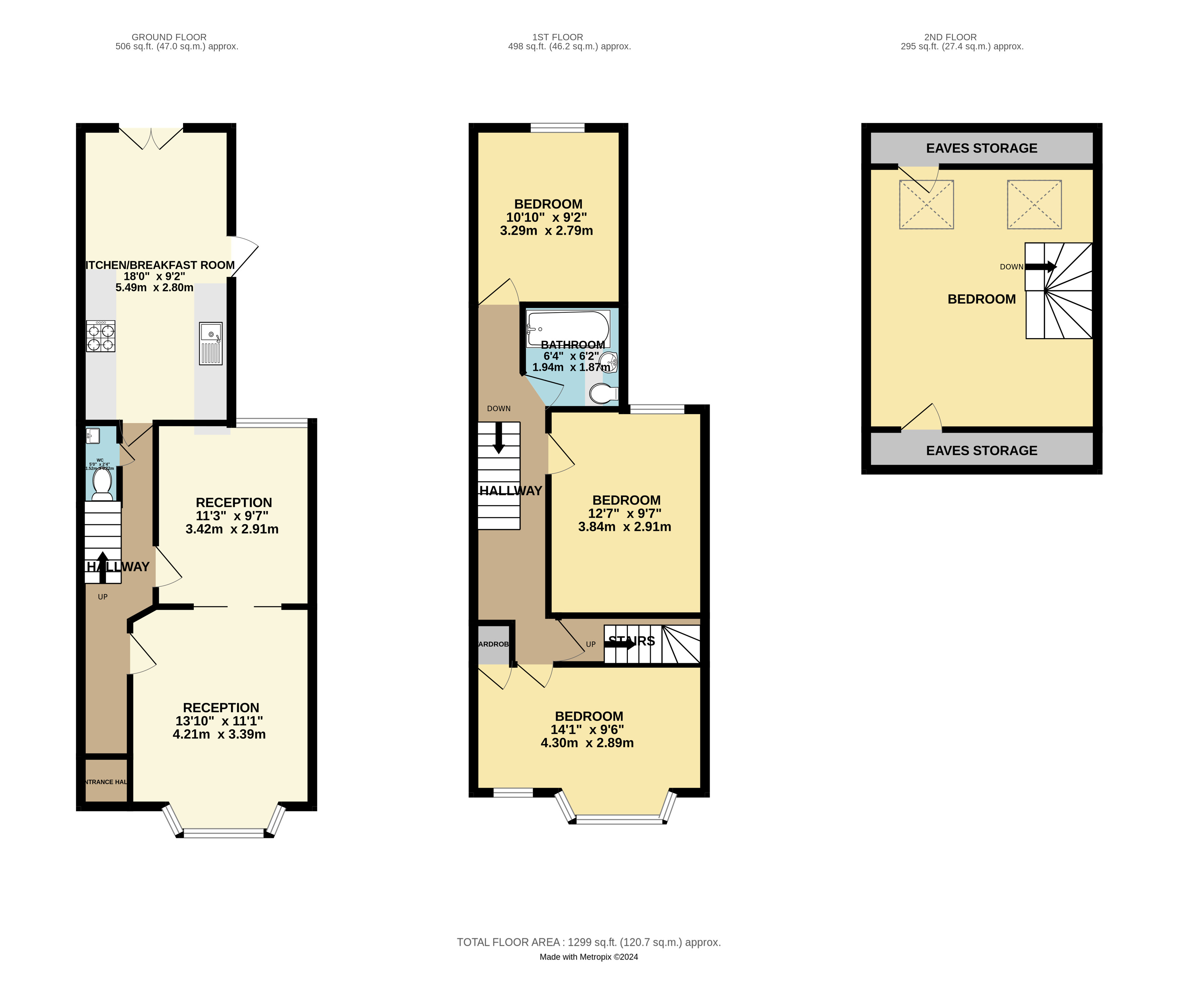 92, Repton Road, Bristol floorplan