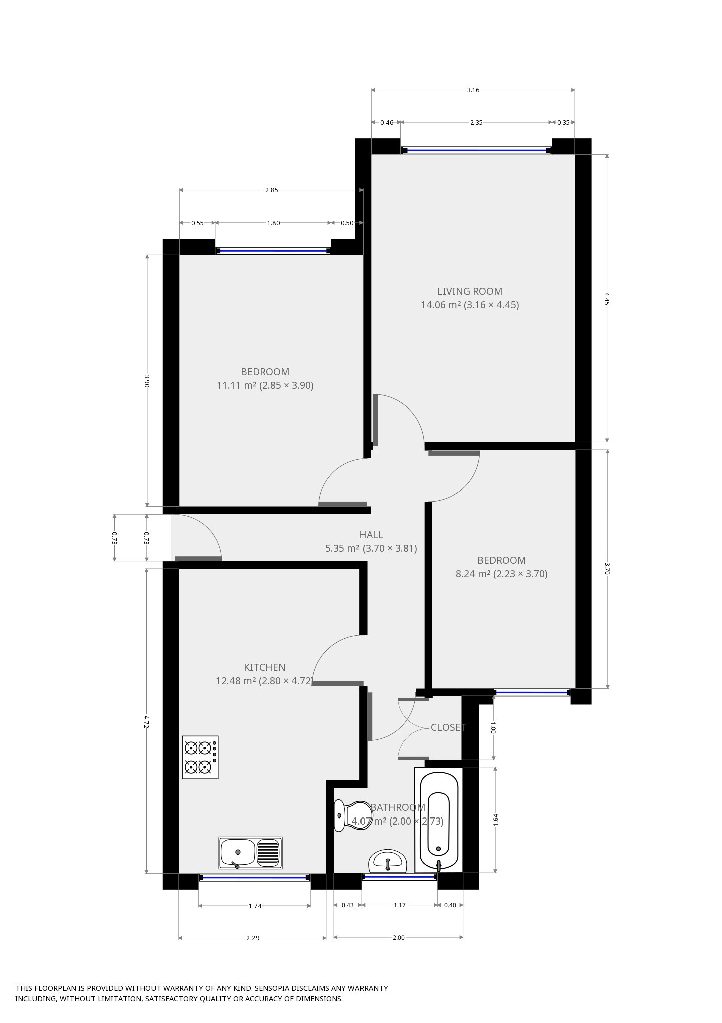2 Bedrooms Flat for sale in Vine Court, Gosforth Road, Blackpool FY2