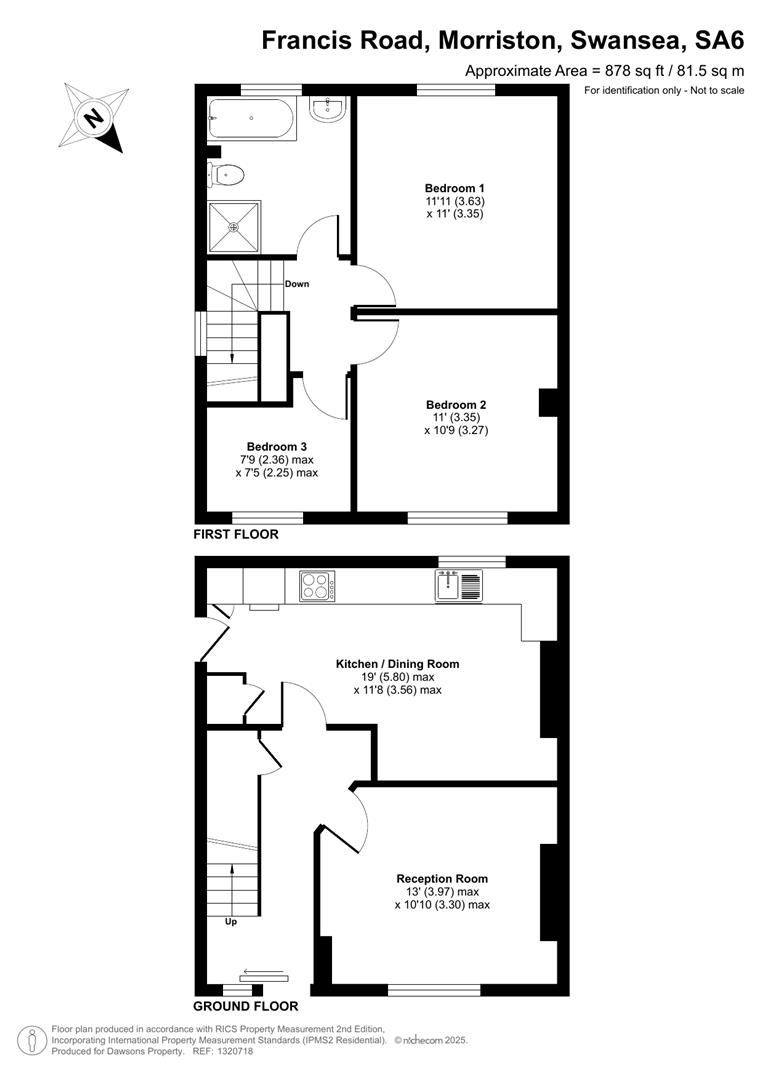 Francis Road, Swansea floorplan