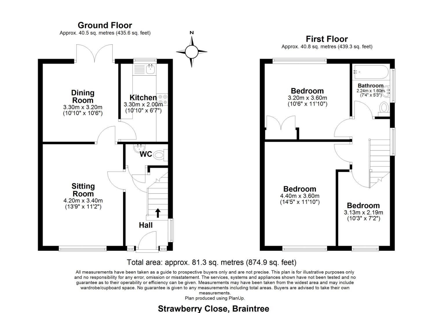 7, Strawberry Close, Braintree floorplan