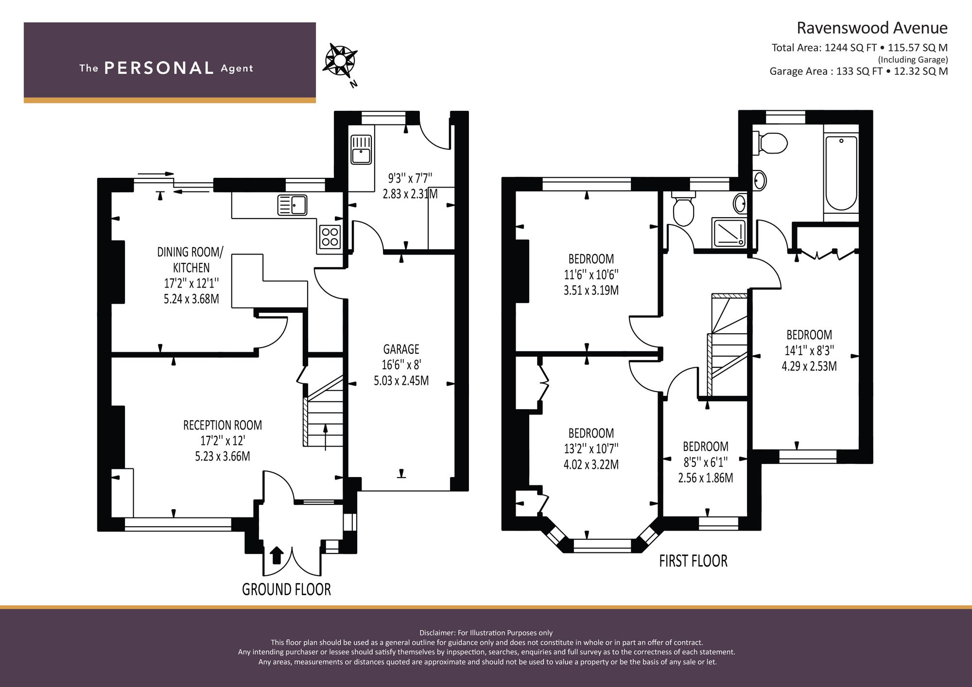 74, Ravenswood Avenue, Surbiton floorplan