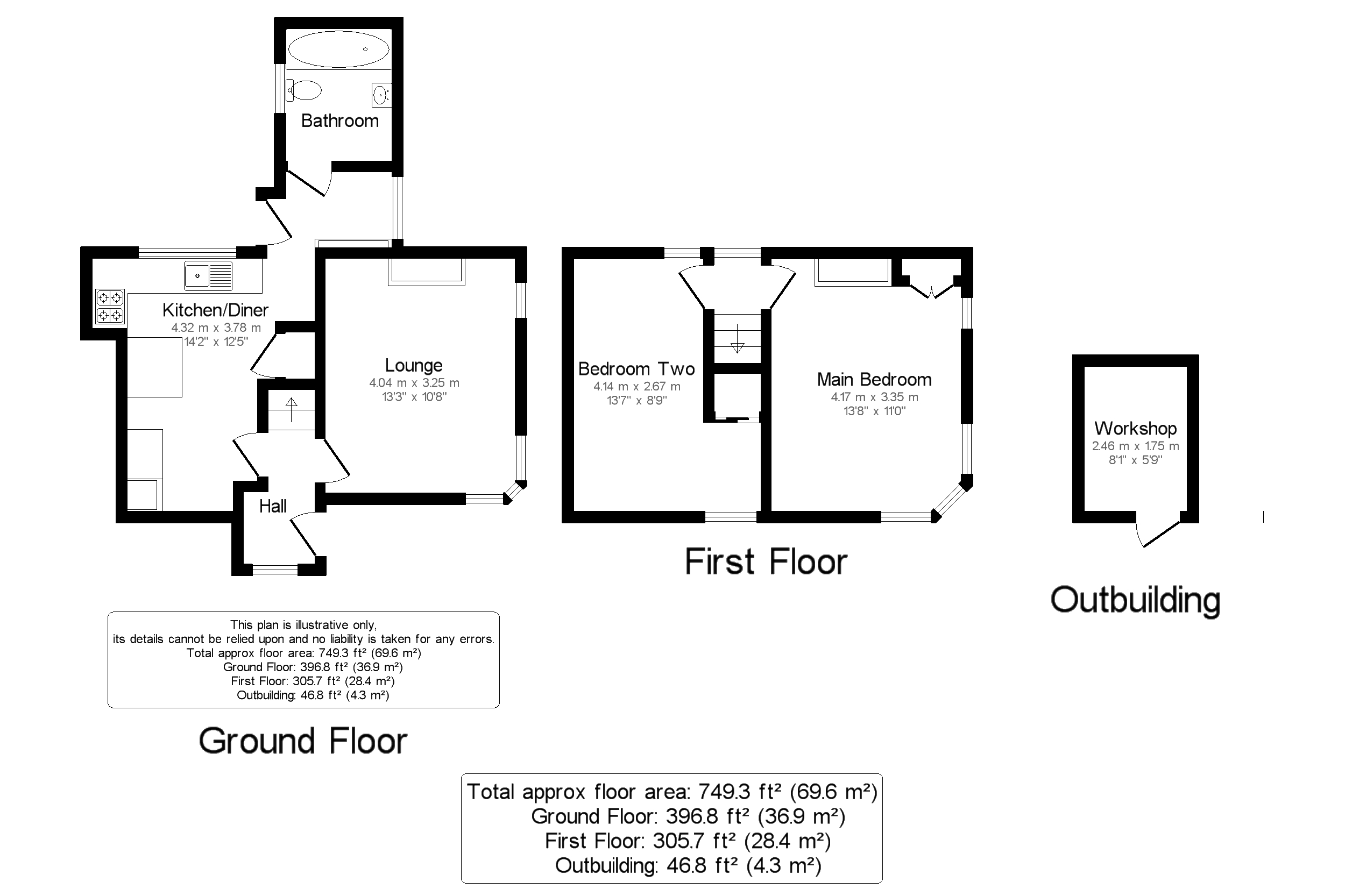 Street, Godalming, Surrey GU7, 2 bedroom terraced house for