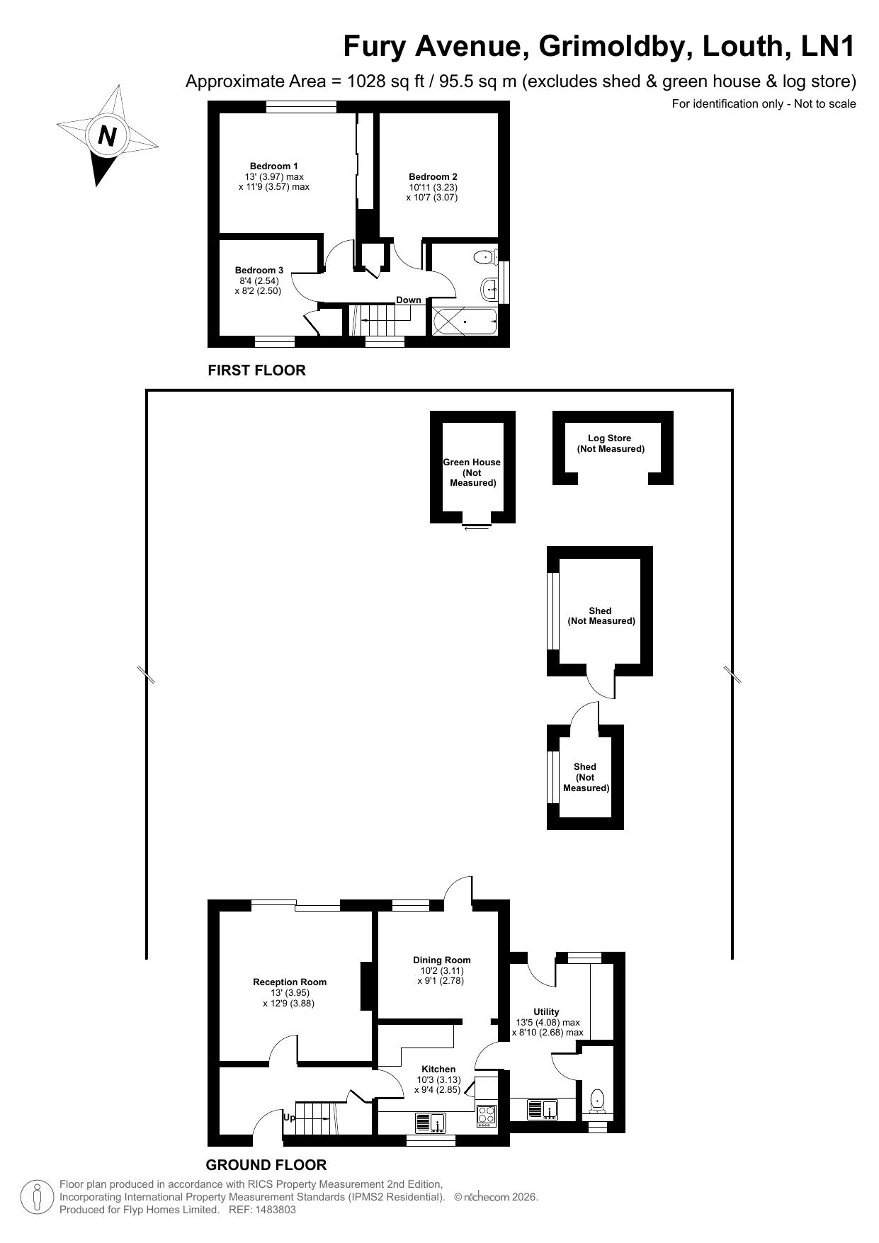 9, Fury Avenue, Grimoldby floorplan