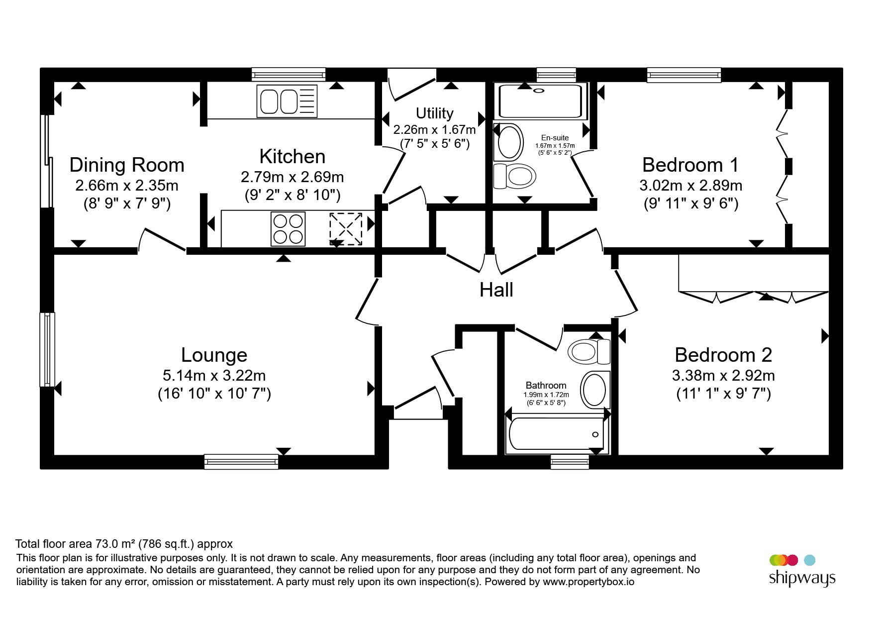 201, Woodlands Park Homes, Dowles Road, Bewdley floorplan