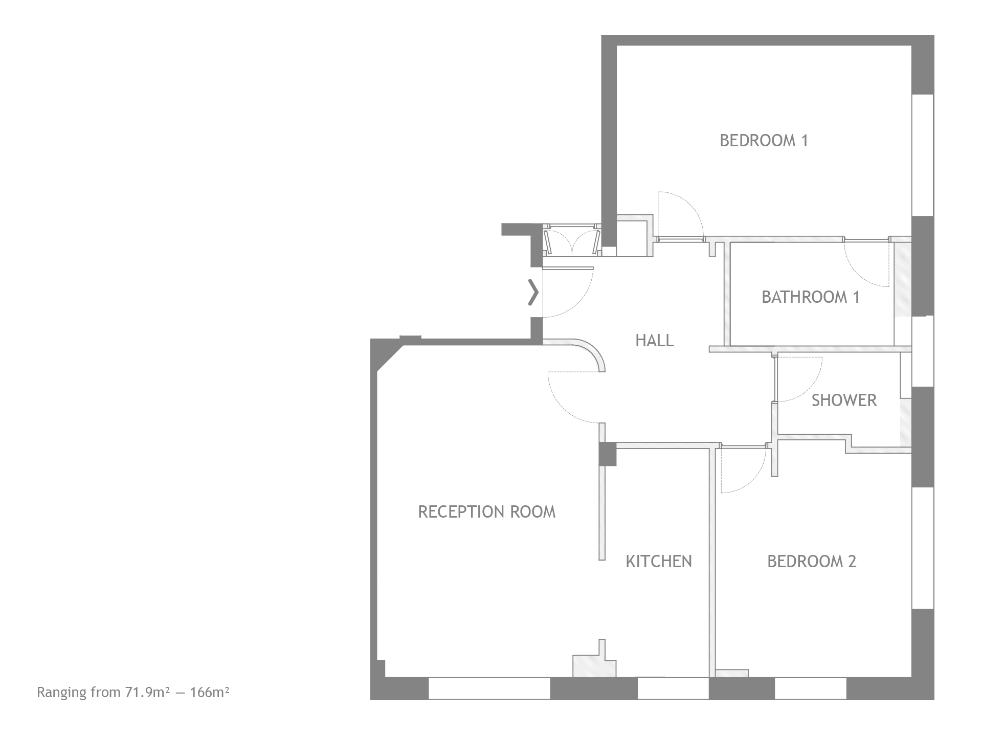 2 Bedrooms Flat to rent in Park Lane, London W1K