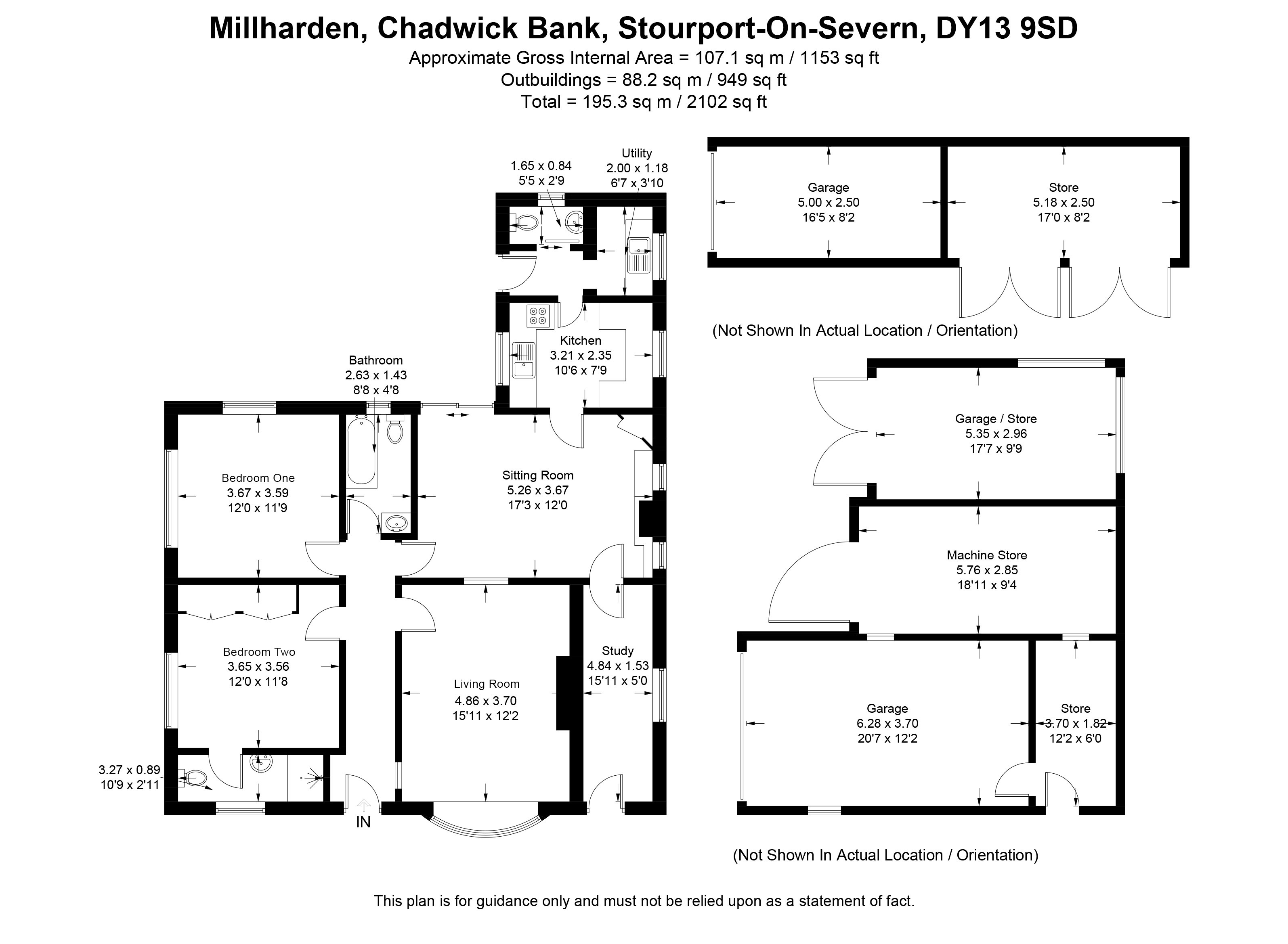 Millharden, Chadwick Bank, Stourport-On-Severn floorplan