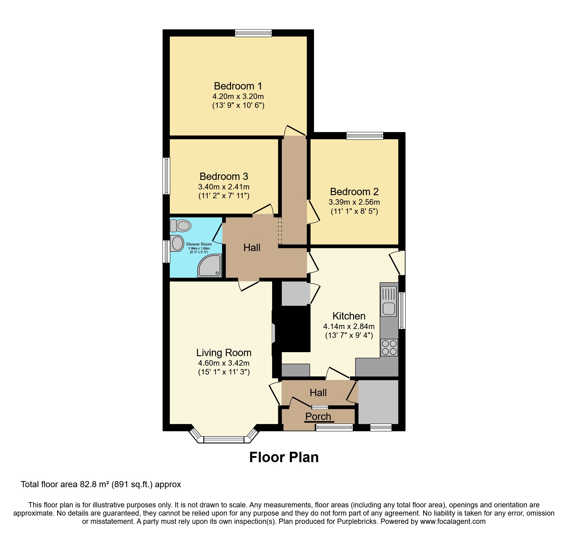 9, Main Road, Telford floorplan