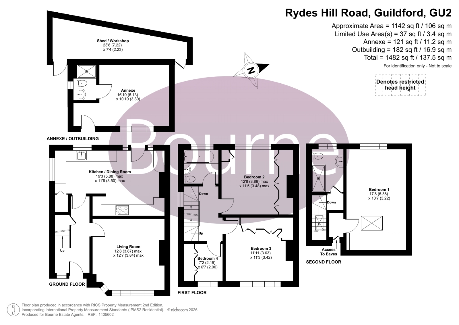 25, Rydes Hill Road, Guildford floorplan