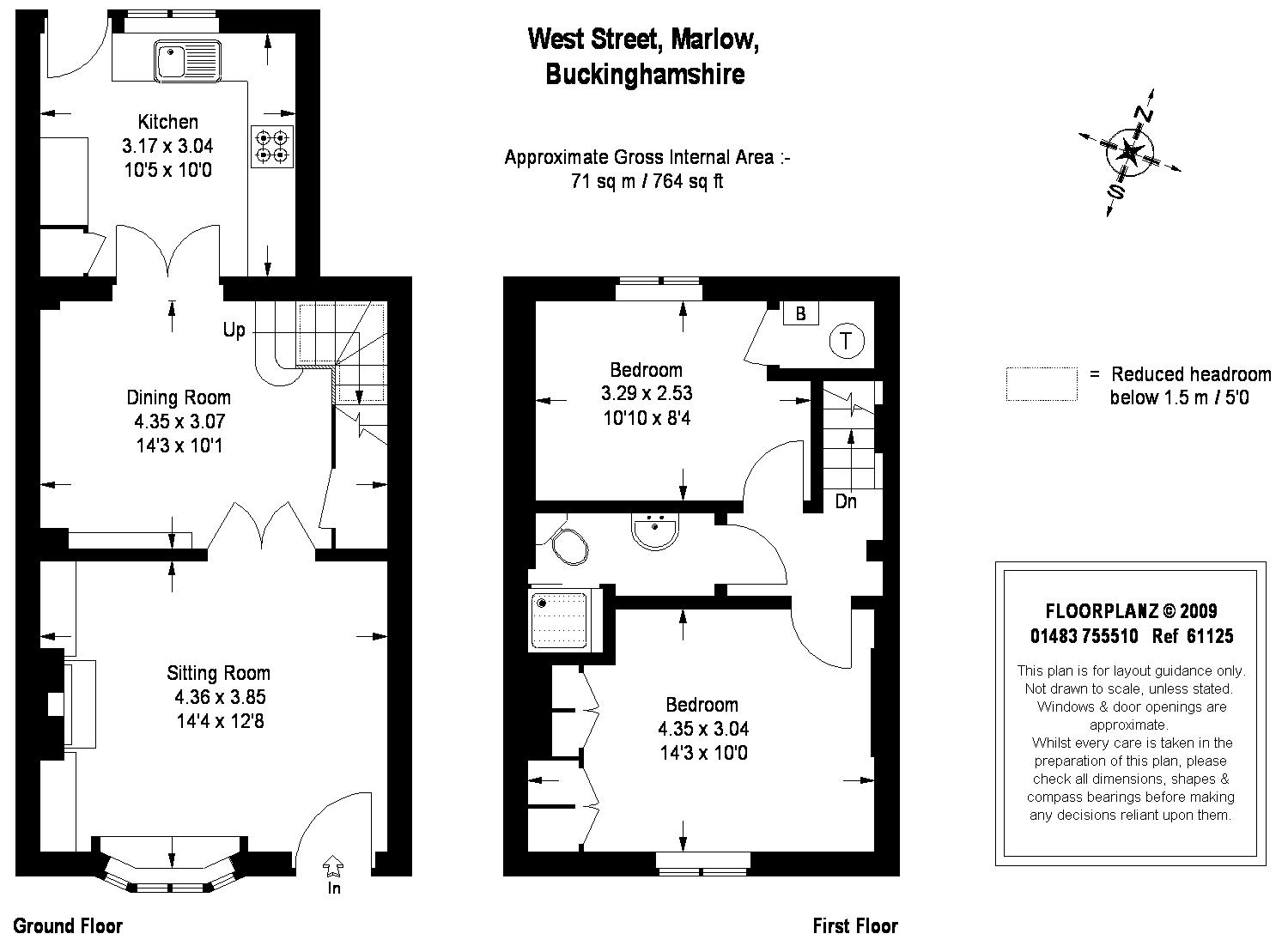 2 Bedrooms Cottage to rent in West Street, Marlow SL7