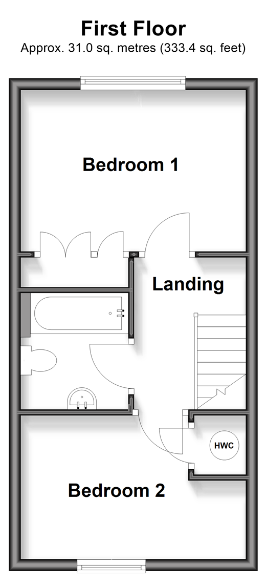 Griffin Close, Ashford floorplan