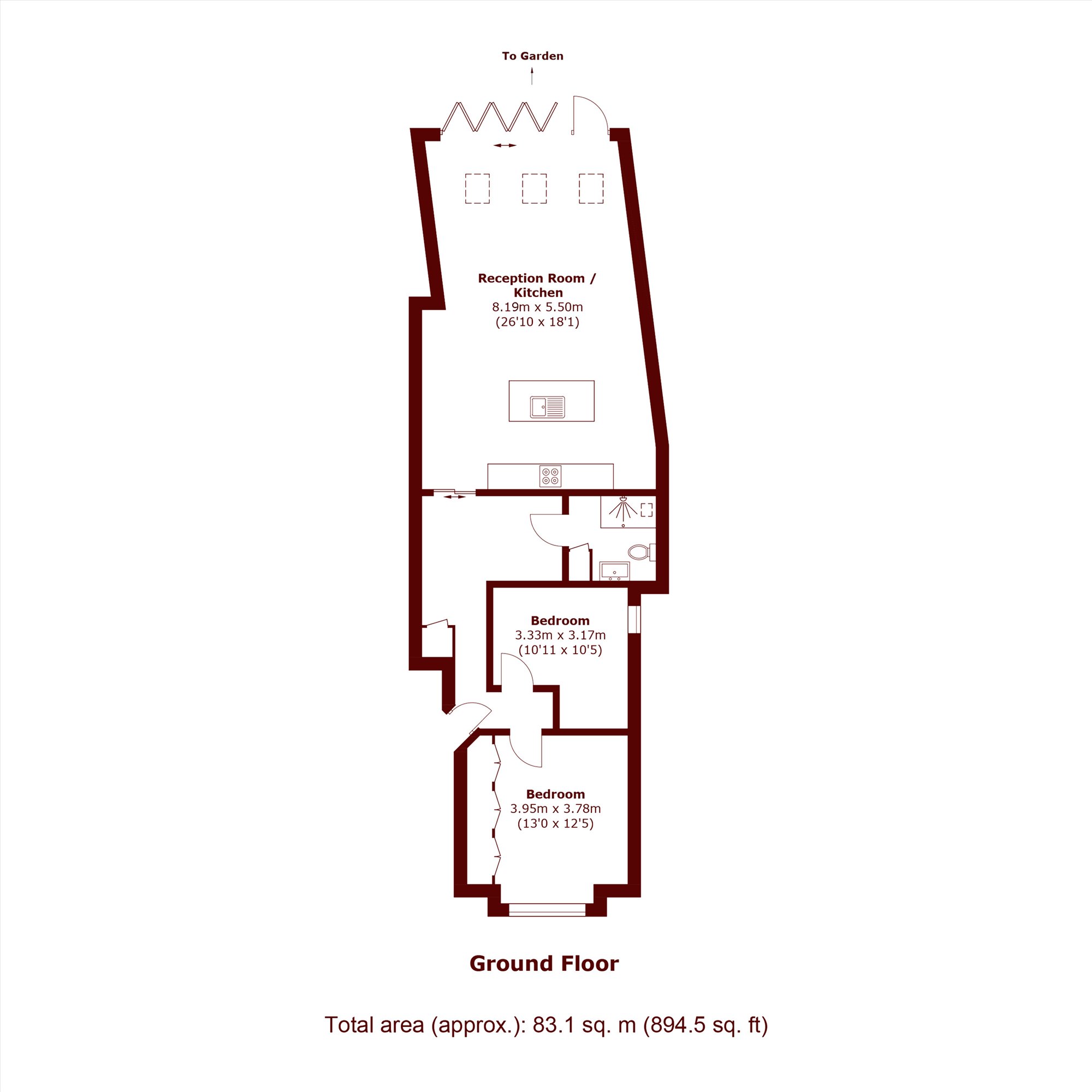GFF, 30, Fairlawn Road, London floorplan