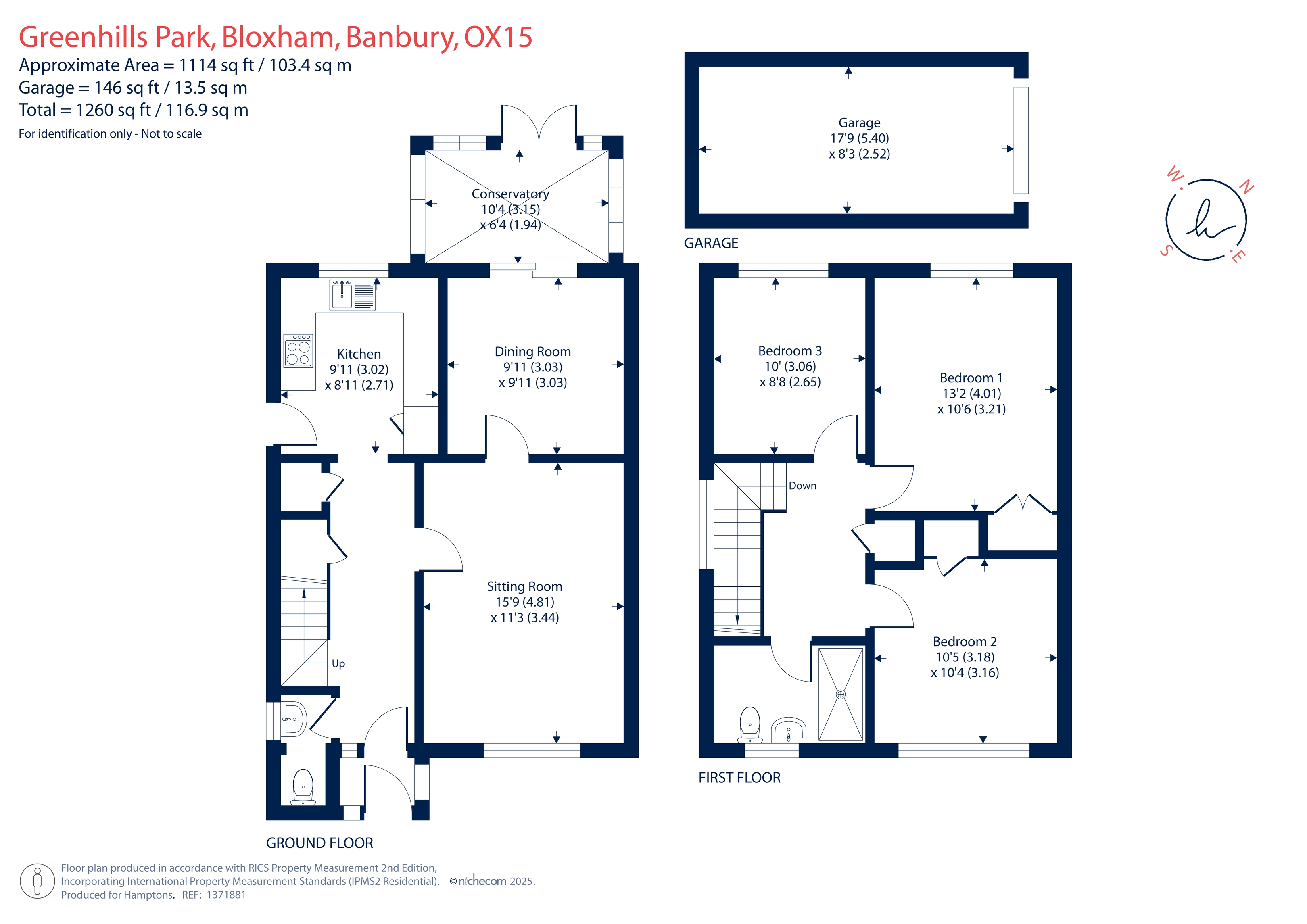 10, Greenhills Park, Bloxham floorplan