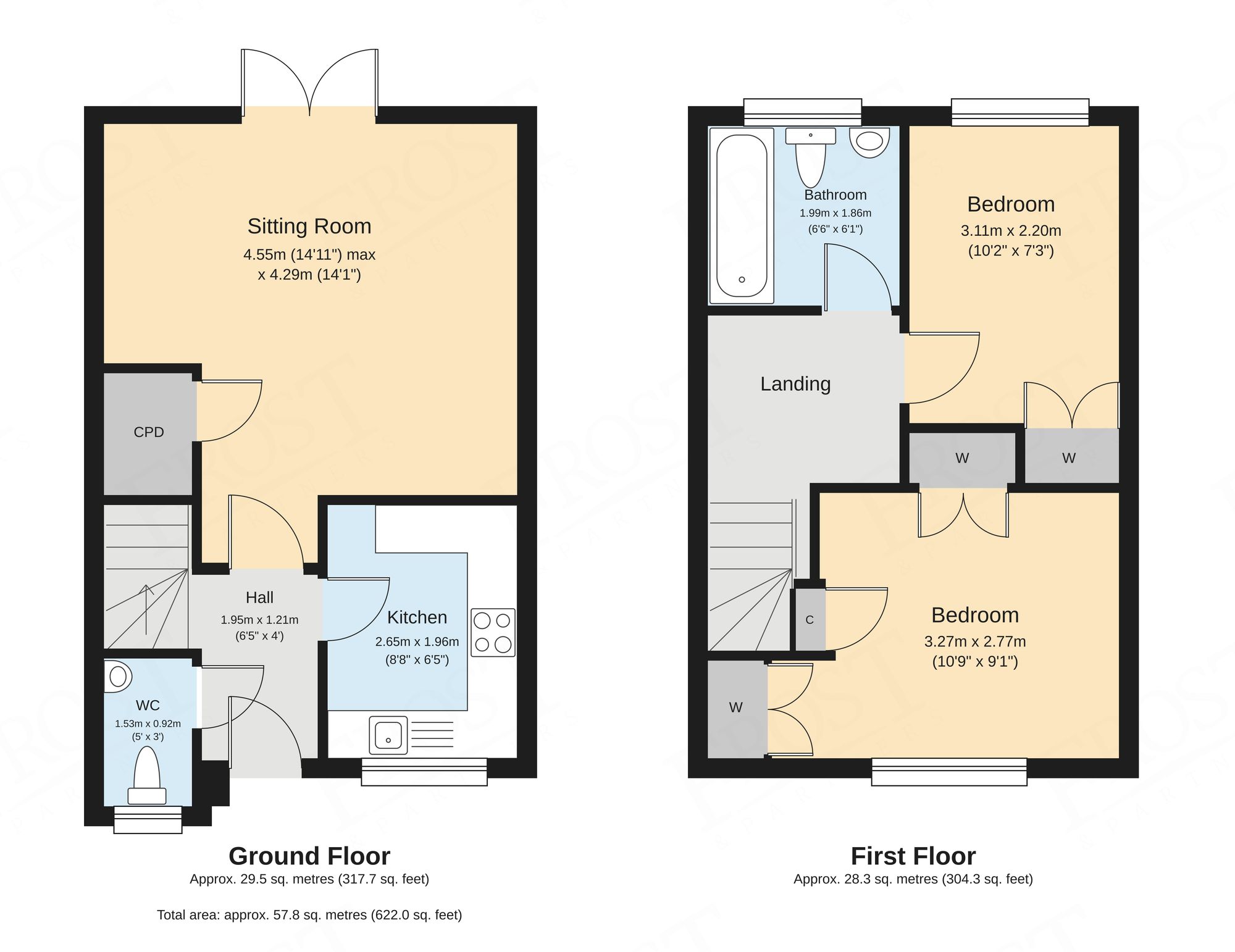 68 Mary Clarke Close, Ipswich floorplan