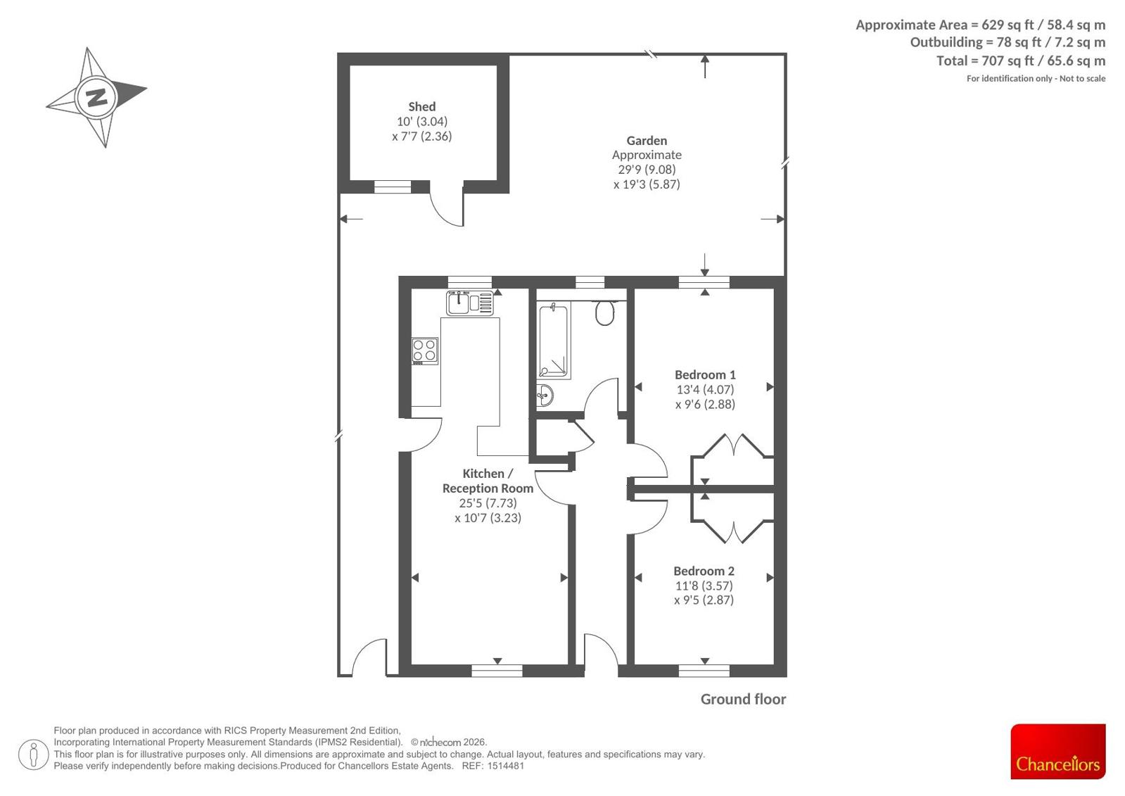 87, Hailey Road, Oxfordshire floorplan