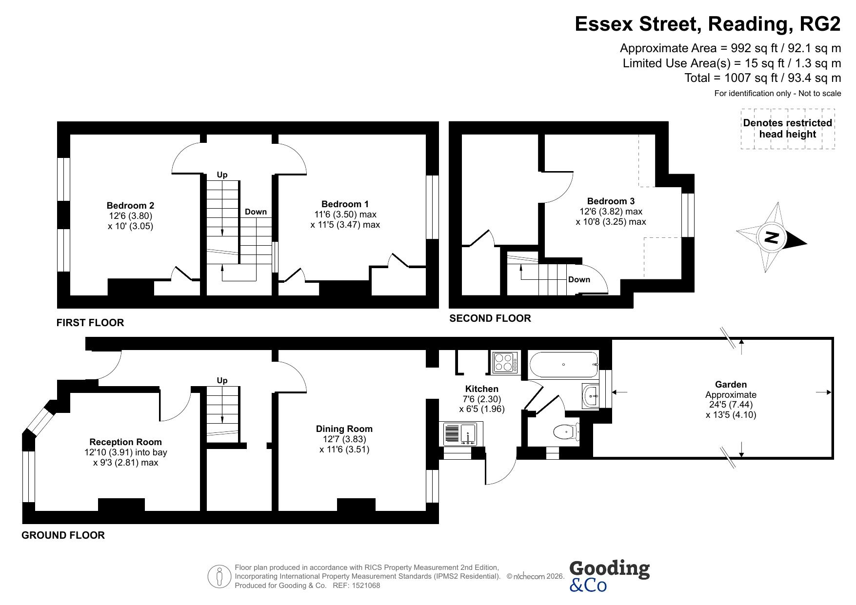 60, Essex Street, Reading floorplan