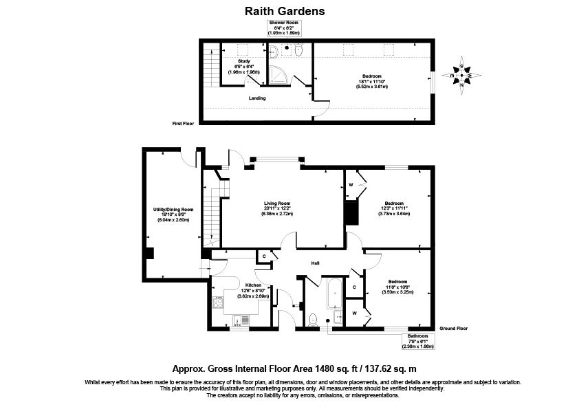 3, Raith Gardens, Kirkcaldy floorplan