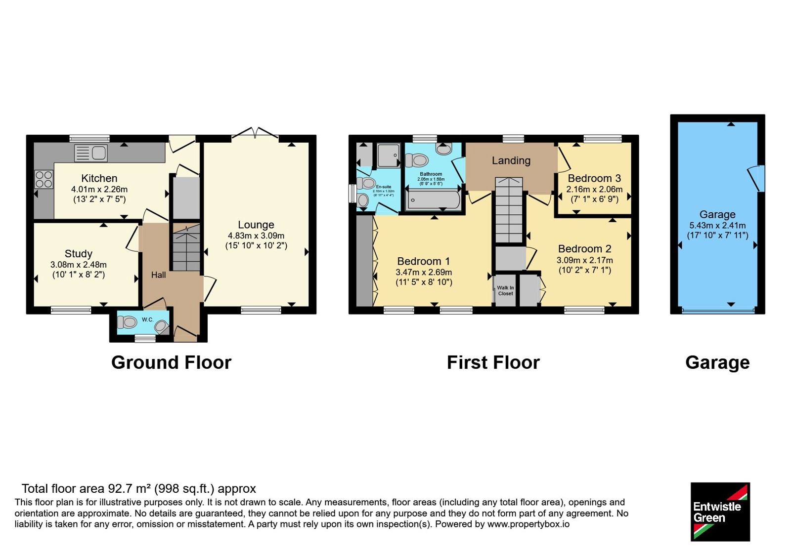 6, Ash Lane, Preston floorplan