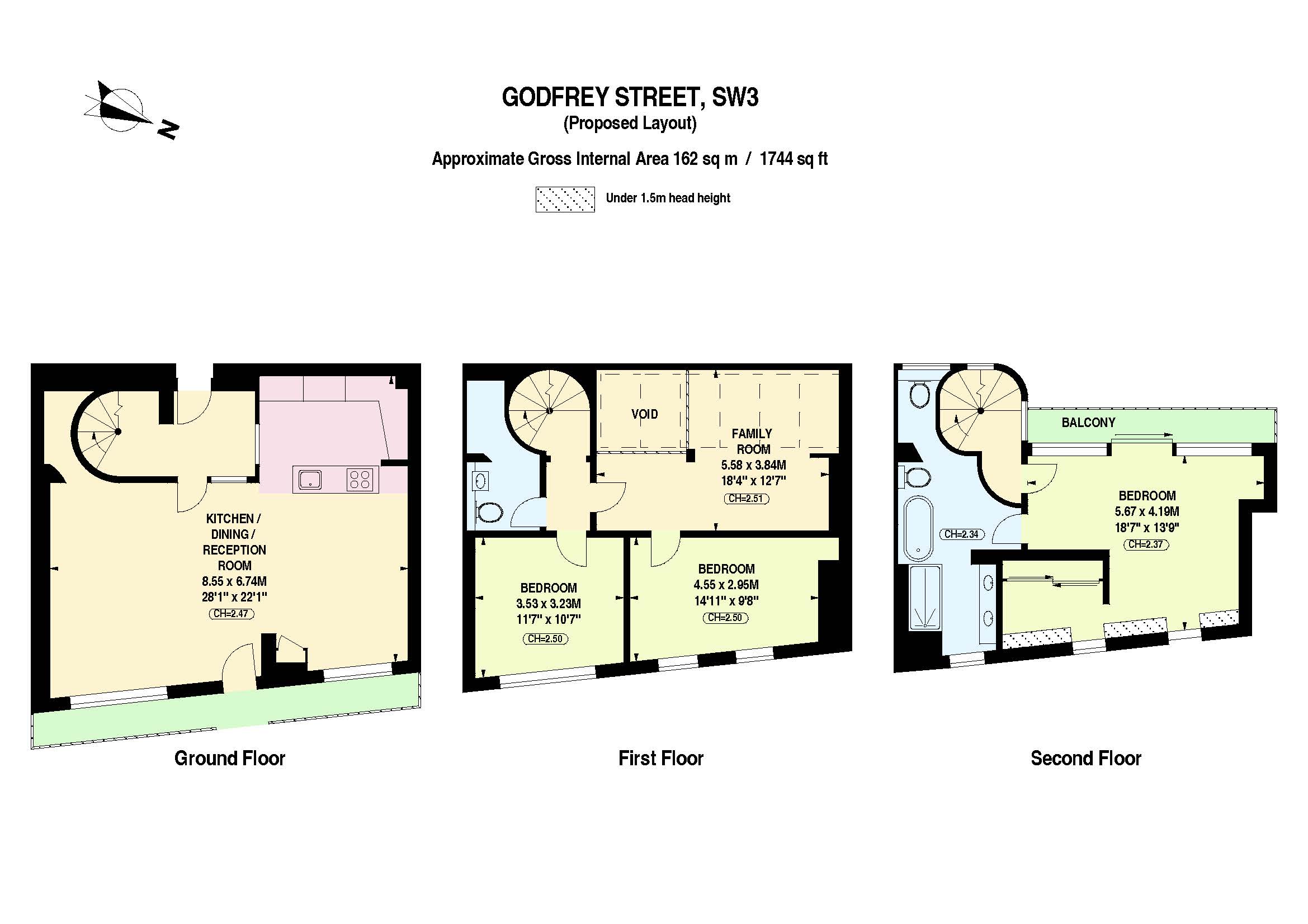 Godfrey Street, Chelsea, London SW3, 3 bedroom detached house for sale