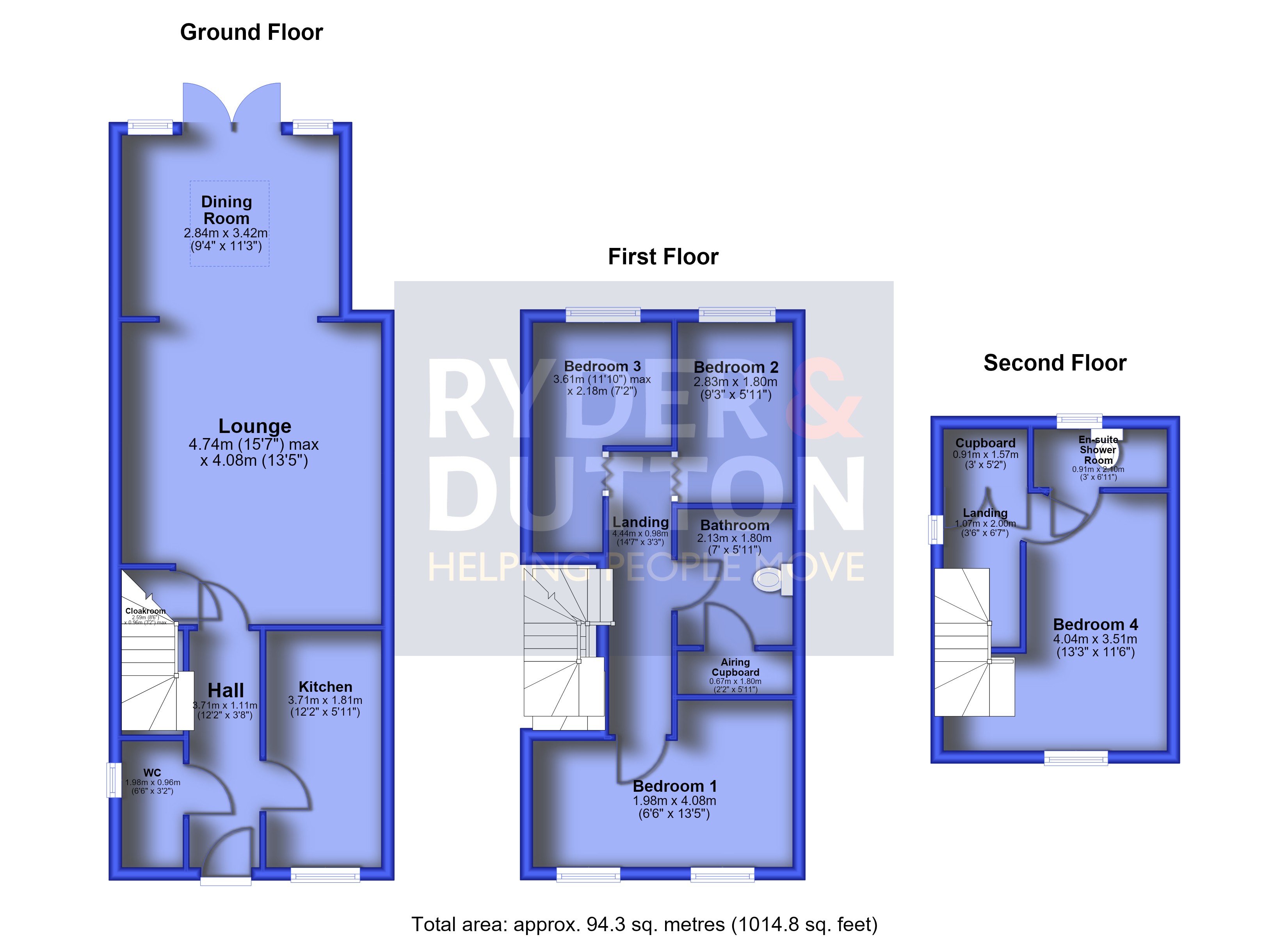 The Fairways, Oldham floorplan