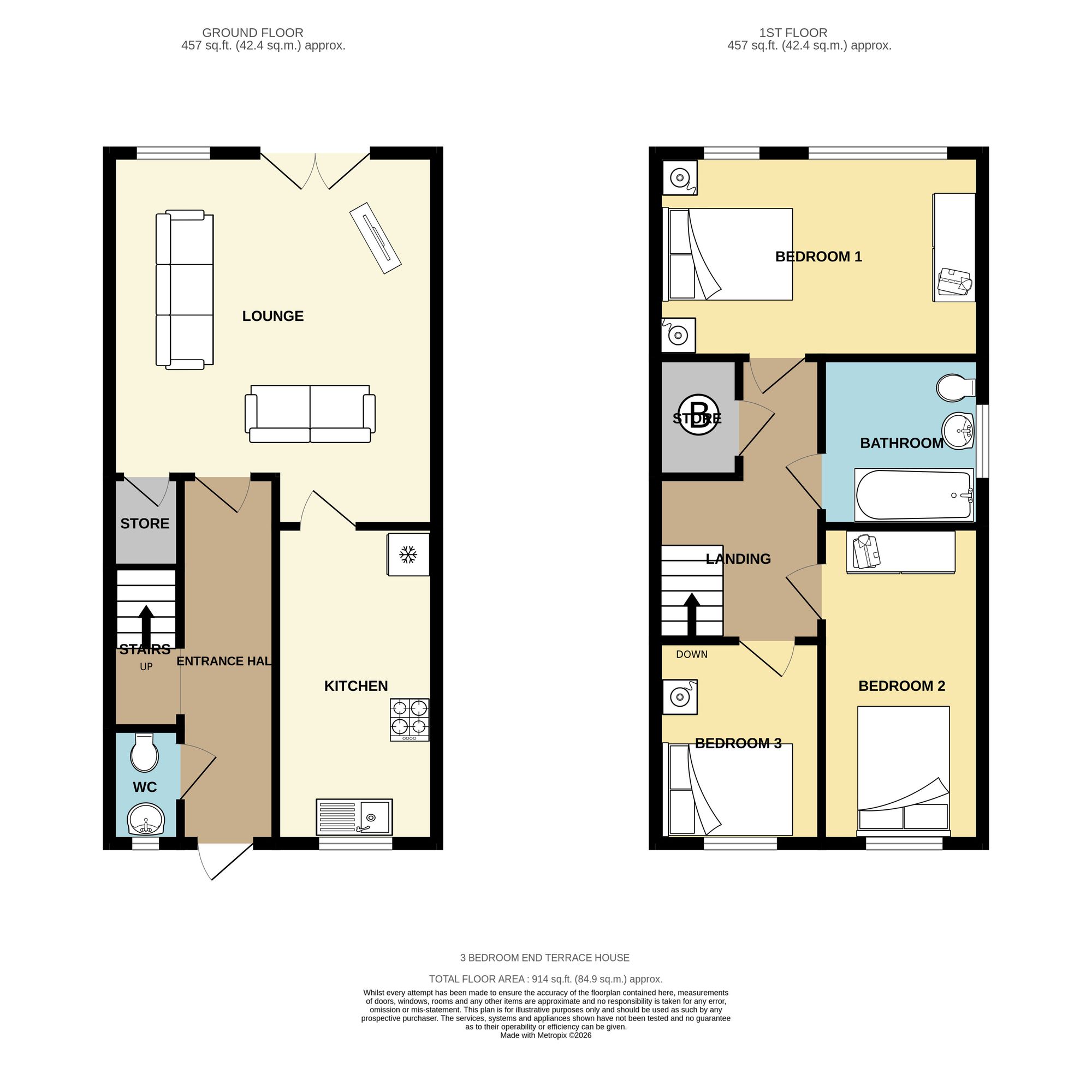 221 Leeds Old Road, Batley floorplan