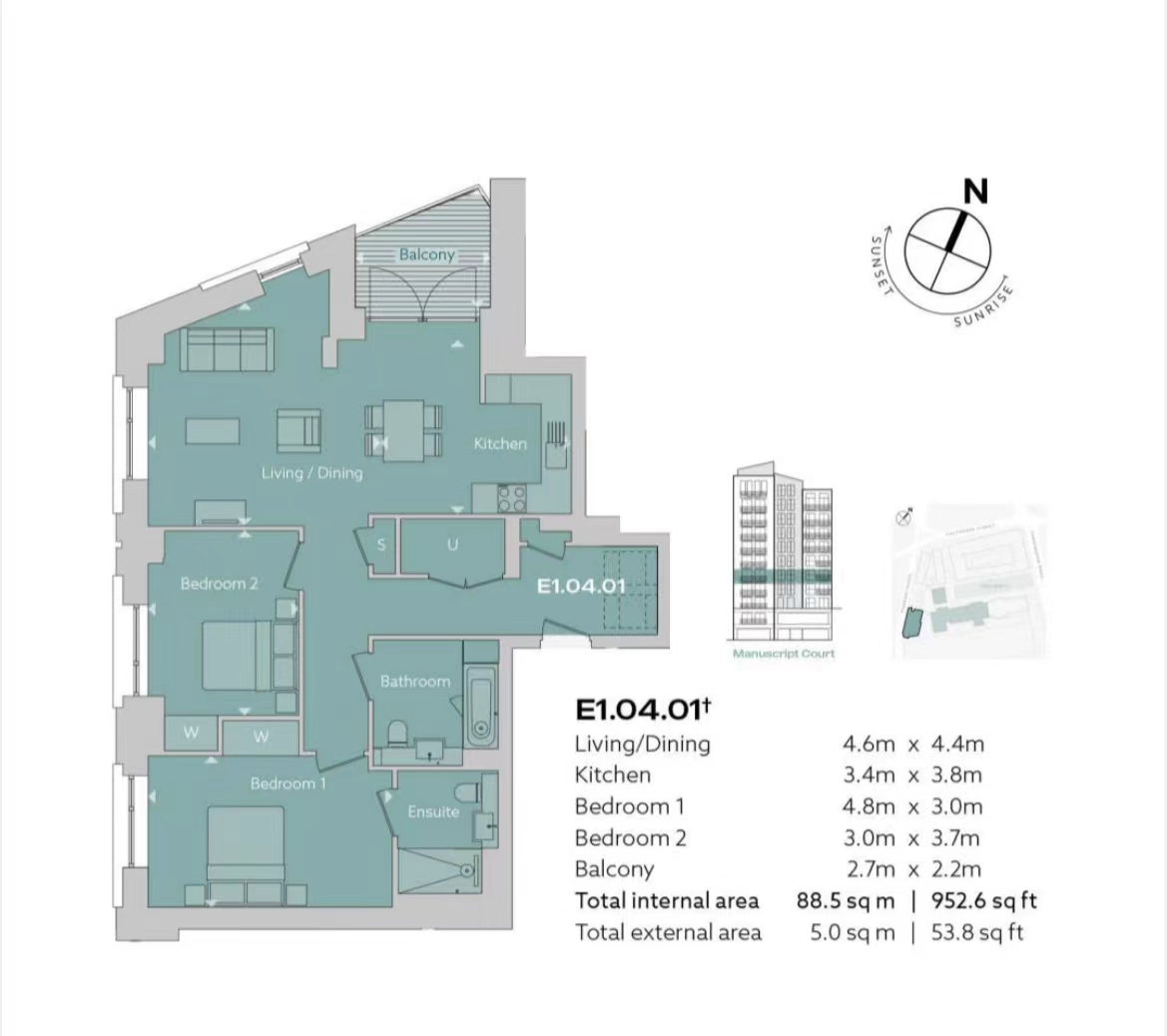 Mount Pleasant, London floorplan