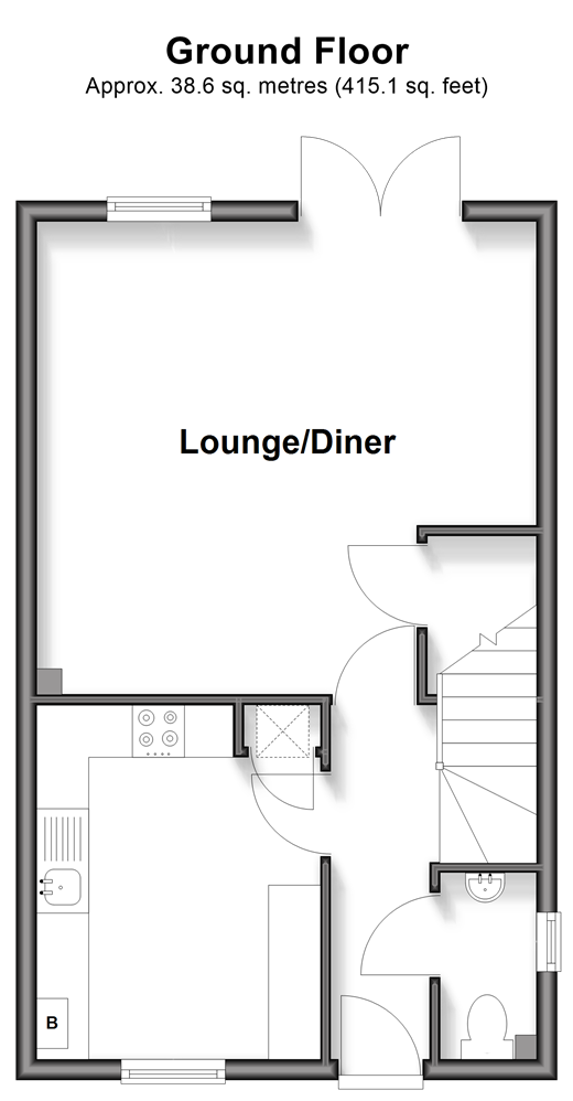 Denning Close, Maidstone floorplan
