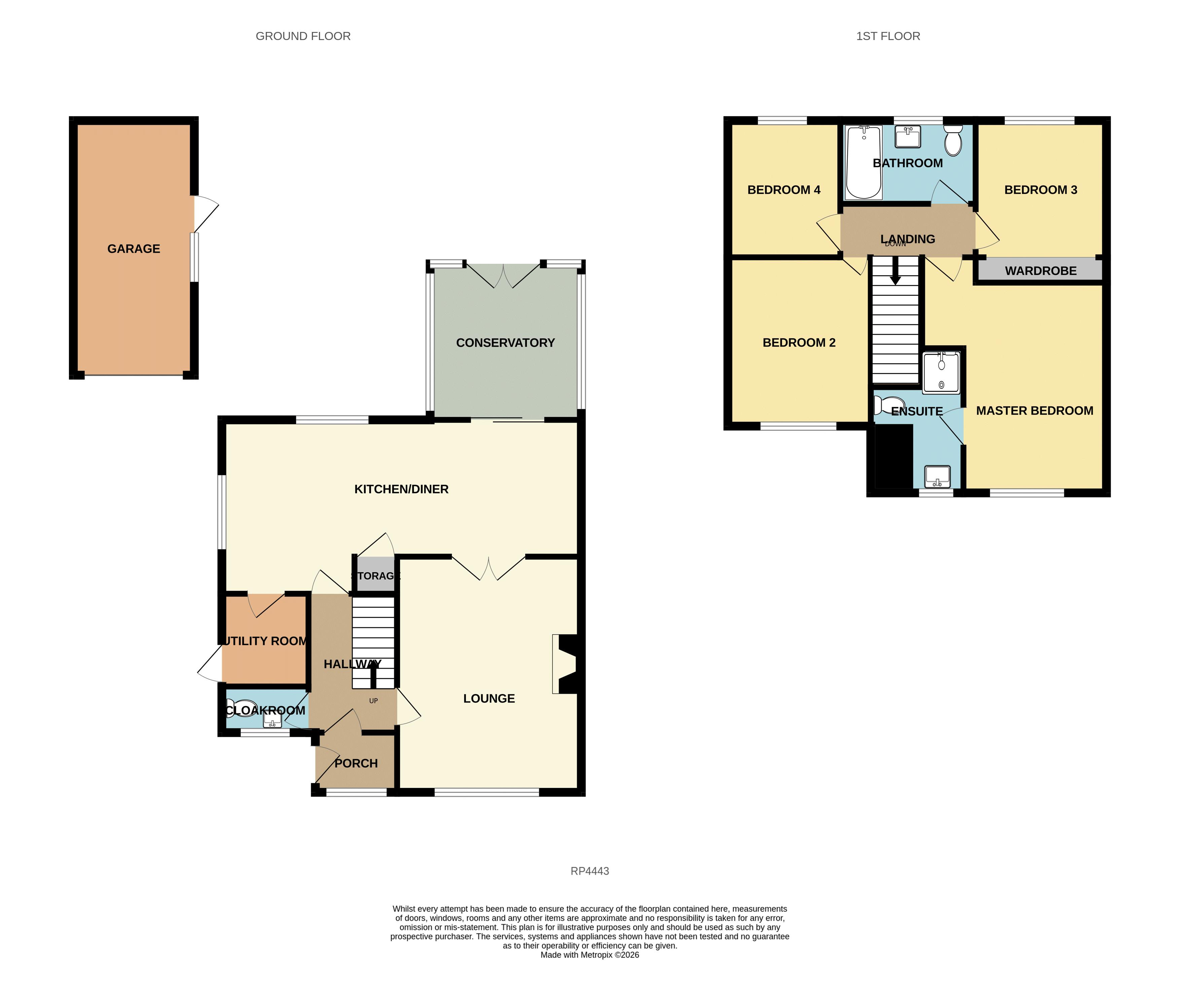 Bryn Gannock, Conwy floorplan